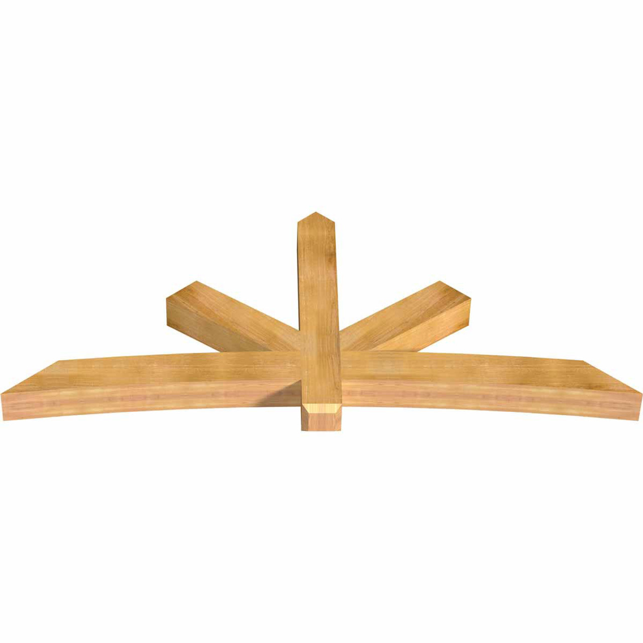 10/12 Pitch Alberta Rough Sawn Timber Gable Bracket GBW096X40X0606ALB00RWR