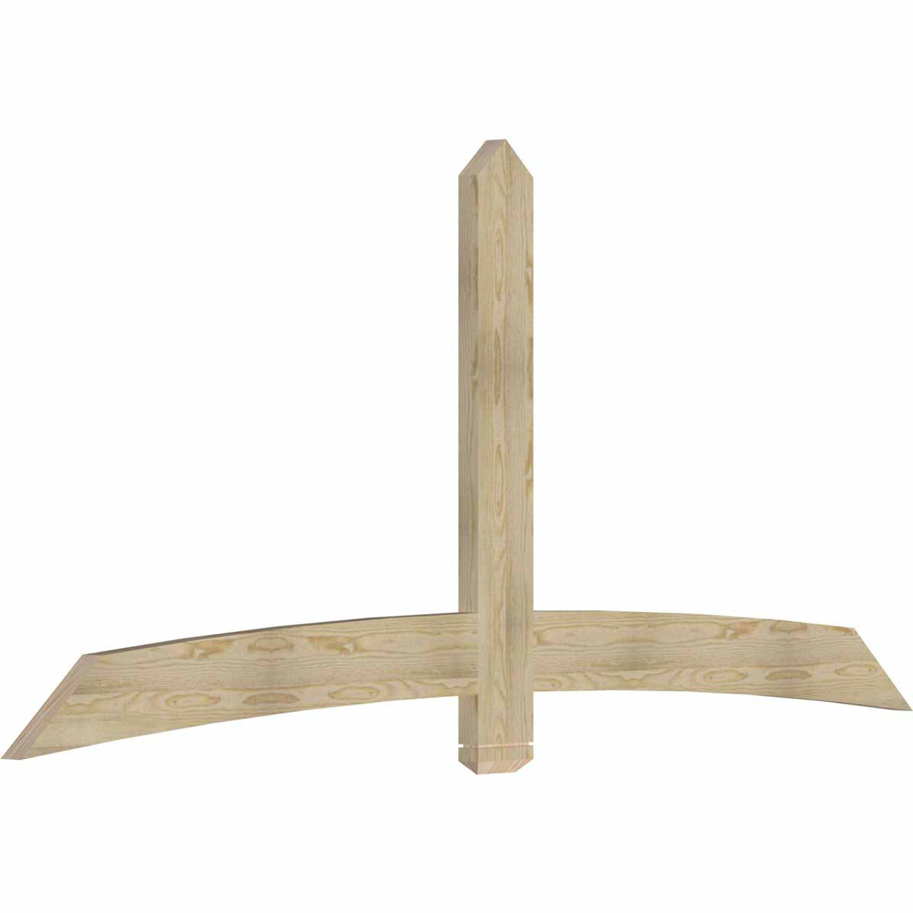 11/12 Pitch Bellingham Rough Sawn Timber Gable Bracket GBW096X44X0206BEL00RDF