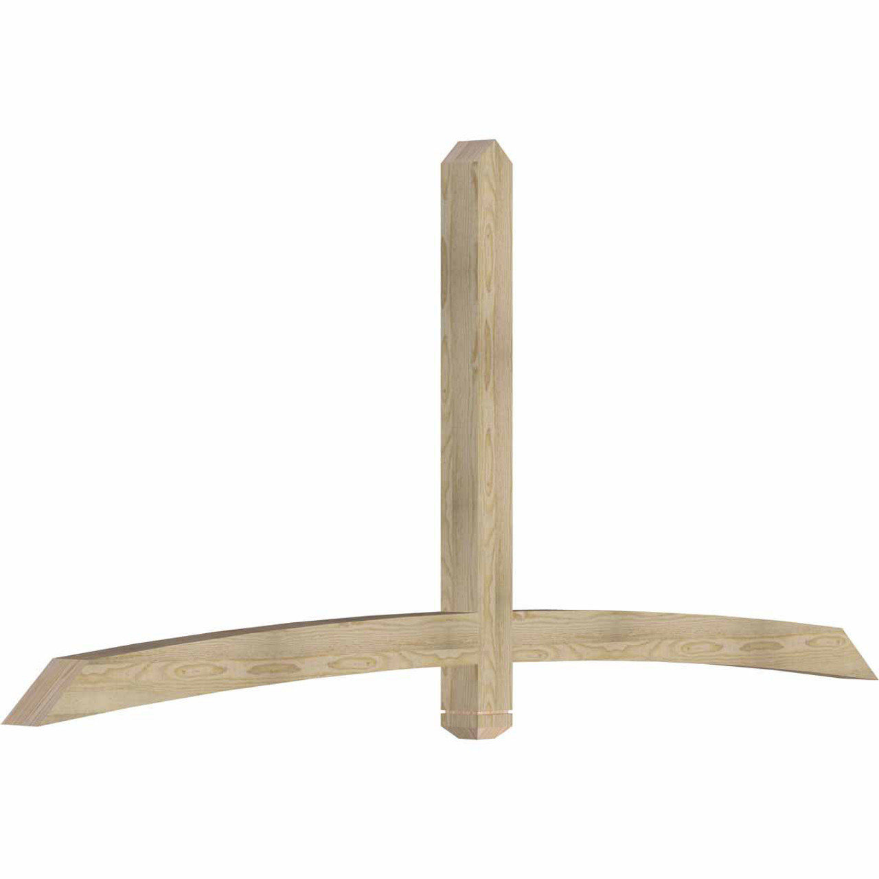 11/12 Pitch Bellingham Rough Sawn Timber Gable Bracket GBW096X44X0404BEL00RDF