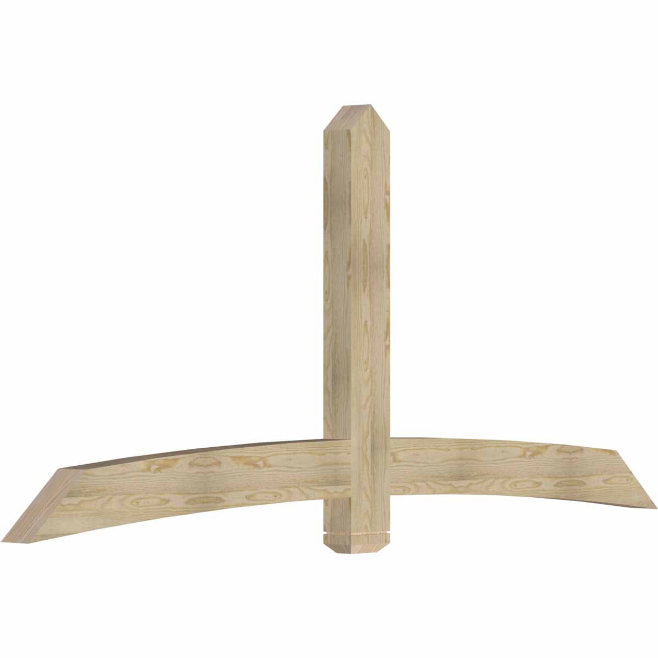 11/12 Pitch Bellingham Rough Sawn Timber Gable Bracket GBW096X44X0406BEL00RDF