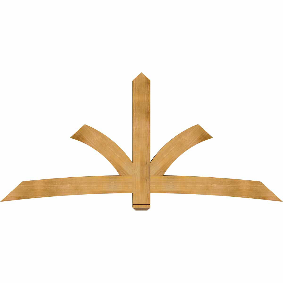 11/12 Pitch Davenport Rough Sawn Timber Gable Bracket GBW096X44X0406DAV00RWR