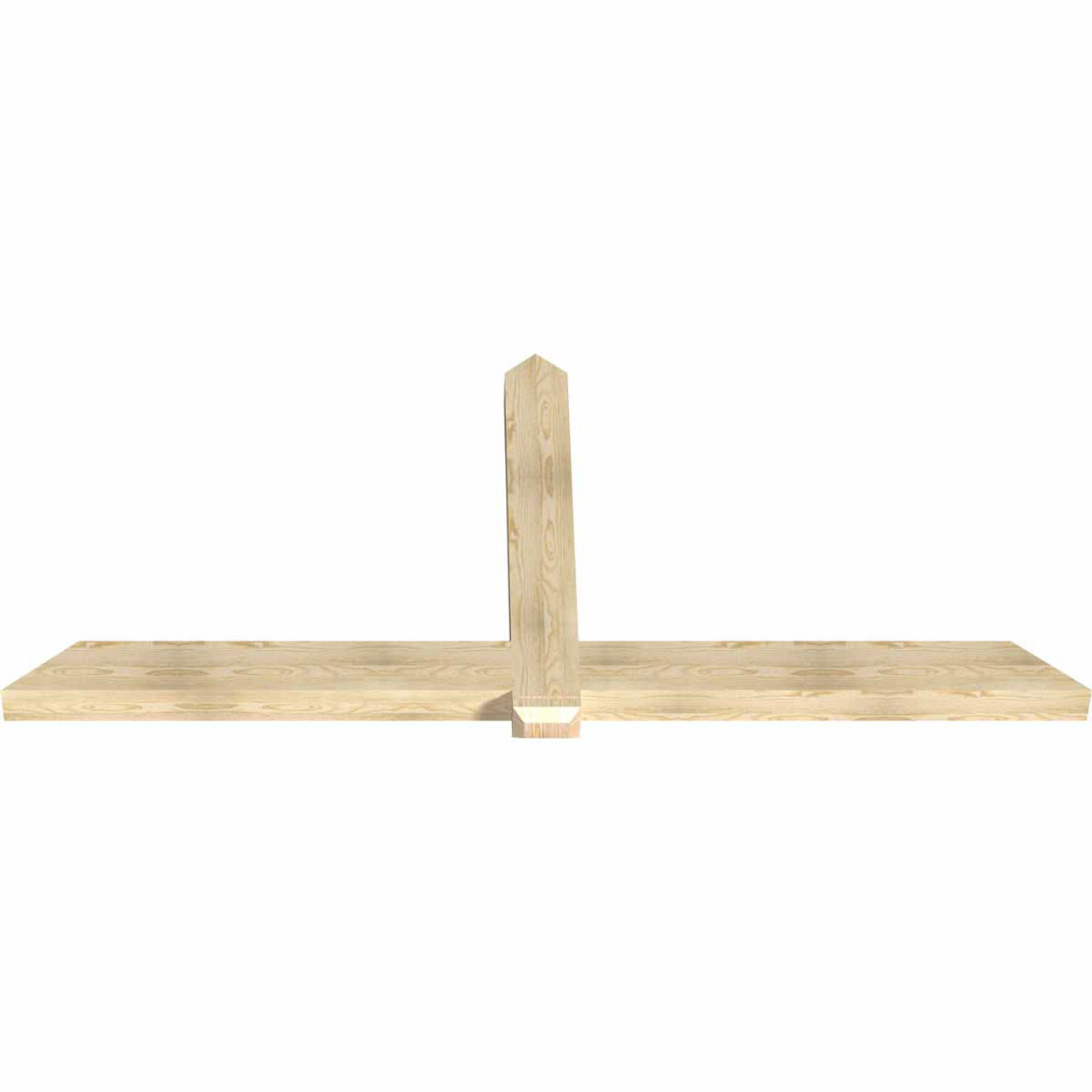 11/12 Pitch Eugene Rough Sawn Timber Gable Bracket GBW096X44X0406EUG00RDF