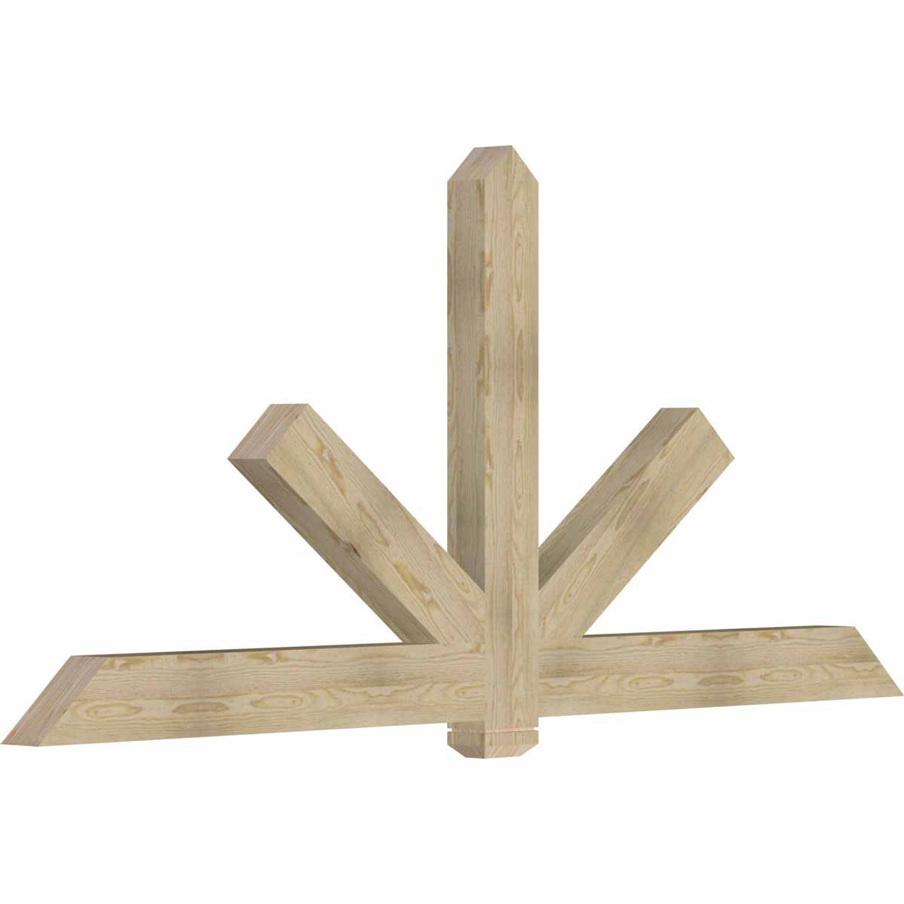 11/12 Pitch Kennewick Rough Sawn Timber Gable Bracket GBW096X44X0406KEN00RDF