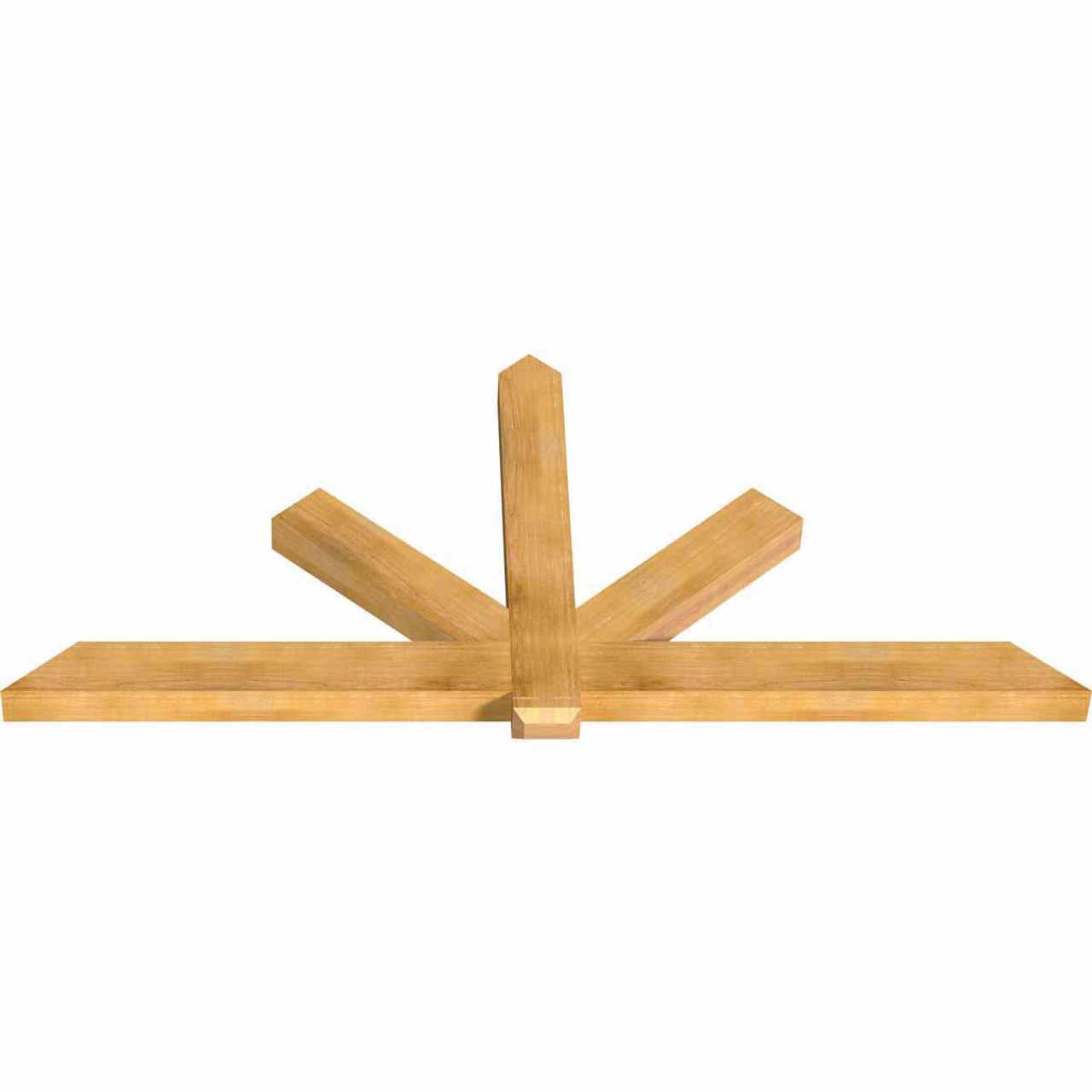 11/12 Pitch Kennewick Rough Sawn Timber Gable Bracket GBW096X44X0406KEN00RWR