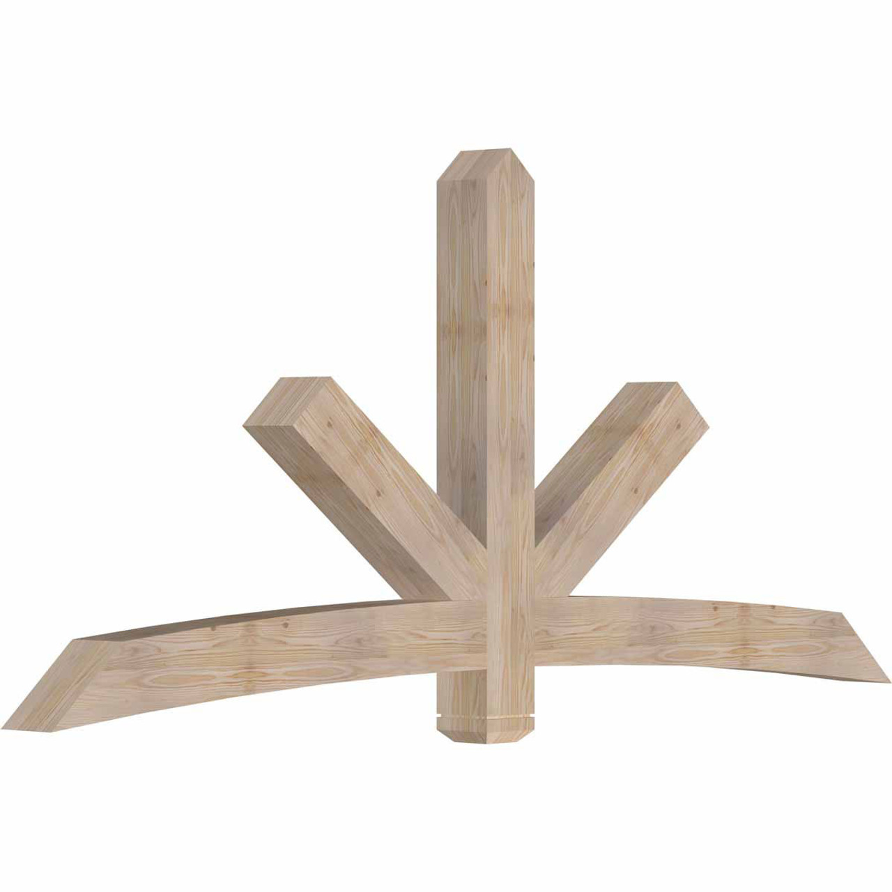 11/12 Pitch Alberta Smooth Timber Gable Bracket GBW096X44X0606ALB00SDF