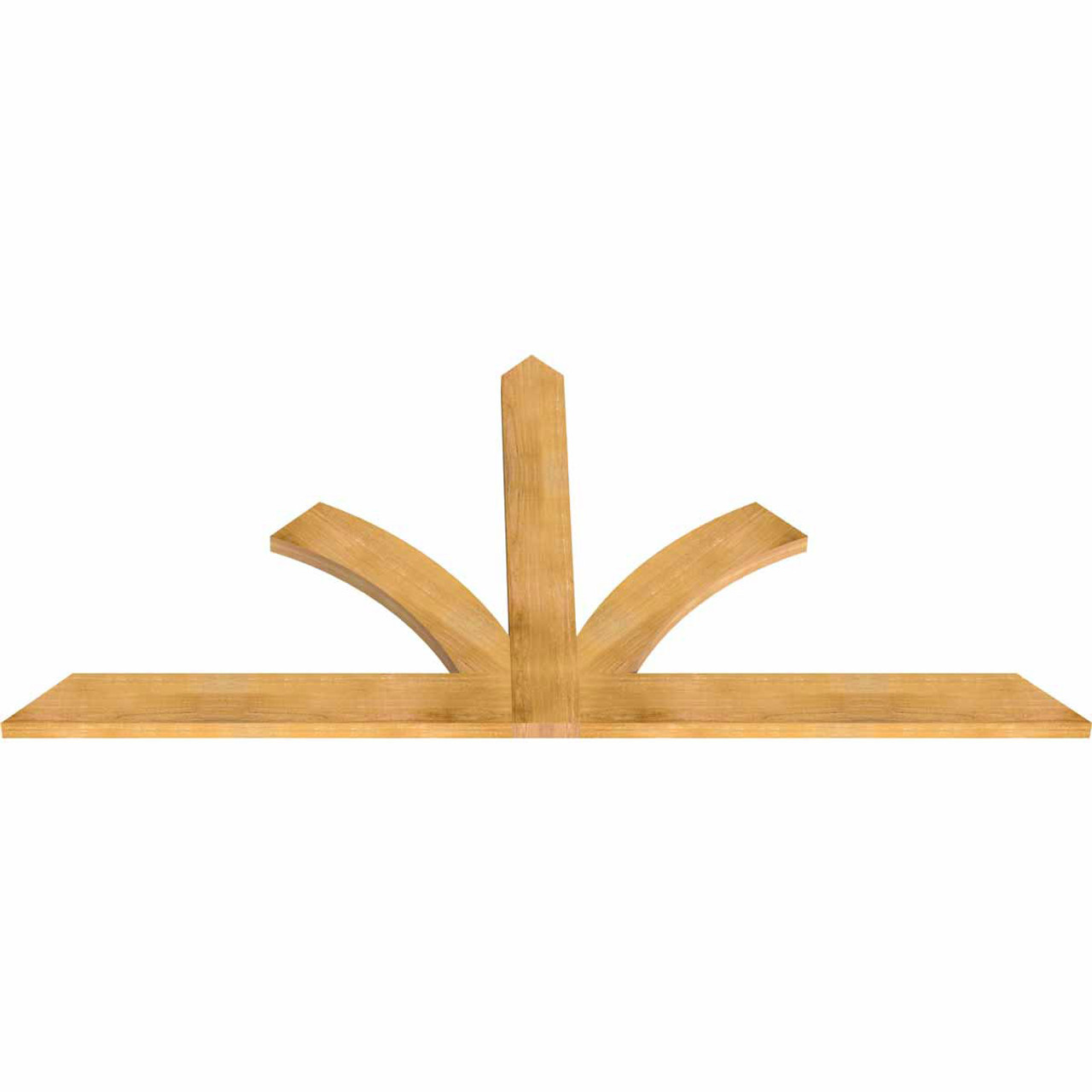 12/12 Pitch Richland Rough Sawn Timber Gable Bracket GBW096X48X0206RIC00RWR