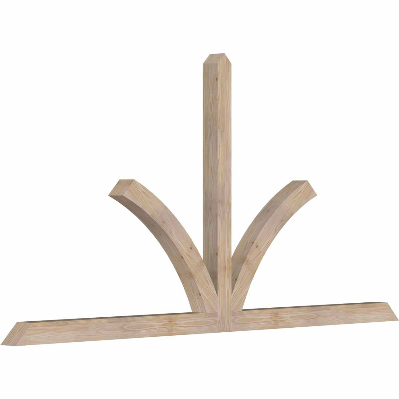 12/12 Pitch Richland Smooth Timber Gable Bracket GBW096X48X0404RIC00SDF