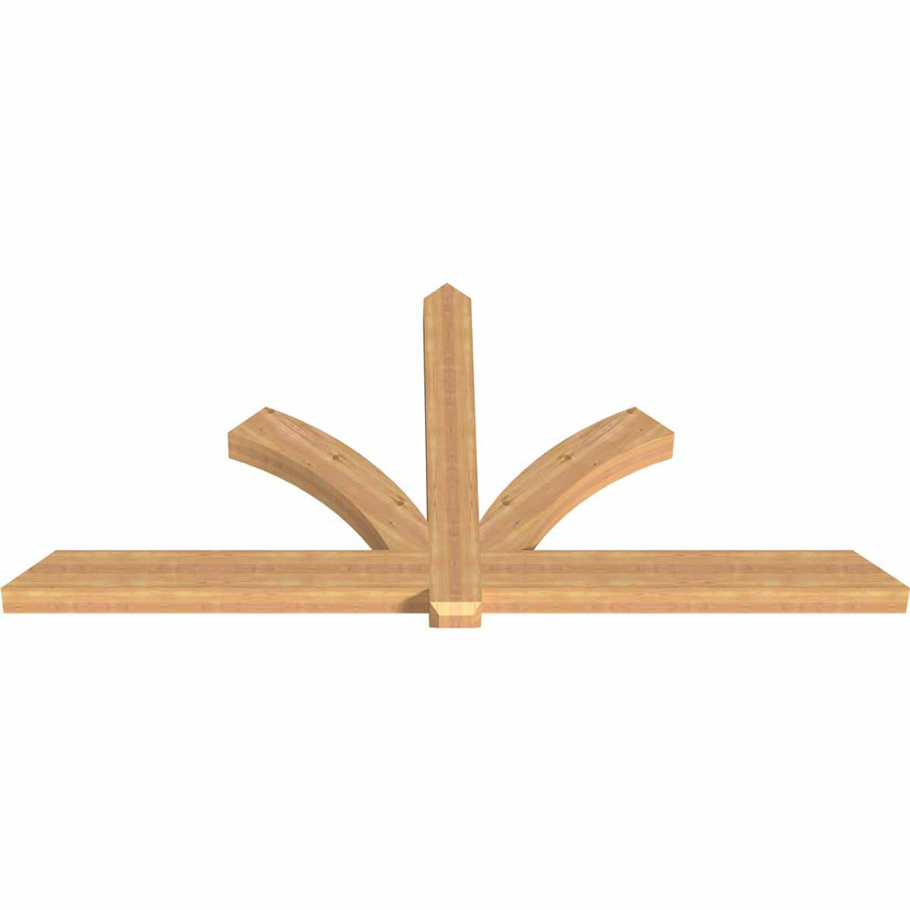 12/12 Pitch Redmond Smooth Timber Gable Bracket GBW096X48X0406RED00SWR