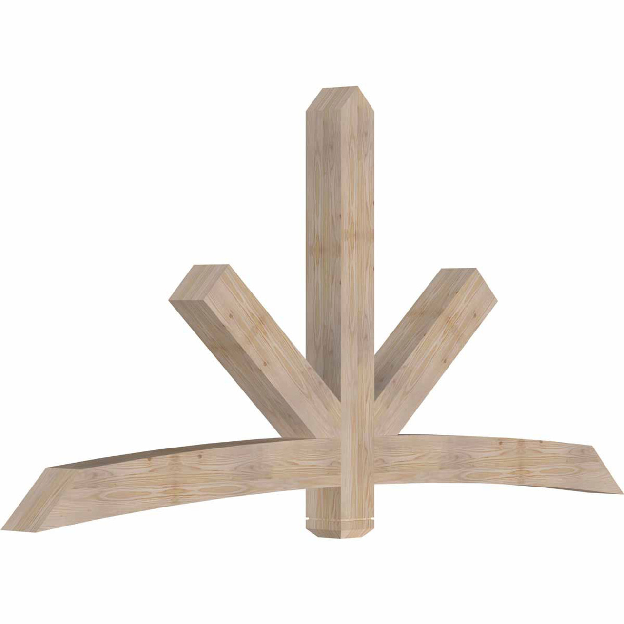 12/12 Pitch Alberta Smooth Timber Gable Bracket GBW096X48X0606ALB00SDF