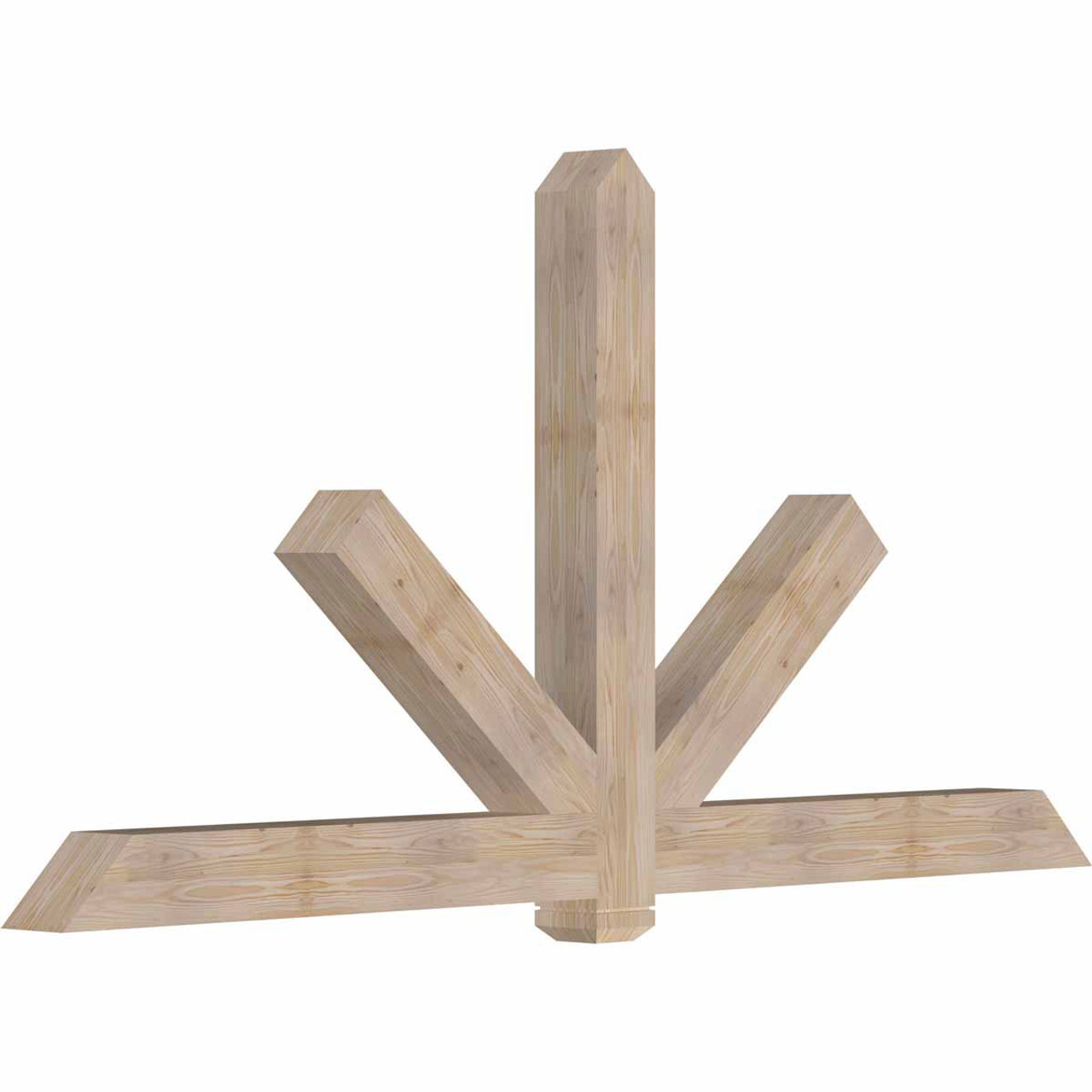 12/12 Pitch Kennewick Smooth Timber Gable Bracket GBW096X48X0606KEN00SDF