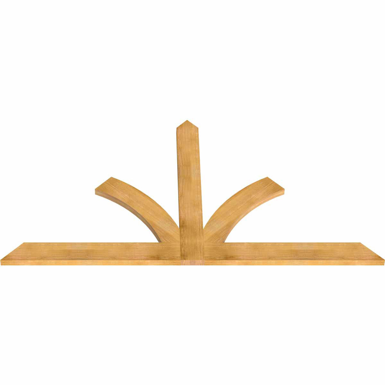 13/12 Pitch Richland Rough Sawn Timber Gable Bracket GBW096X52X0206RIC00RWR