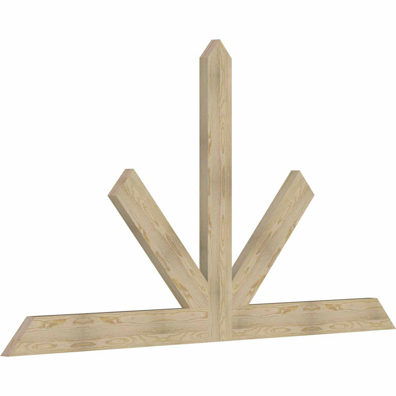 13/12 Pitch Saratoga Rough Sawn Timber Gable Bracket GBW096X52X0206SAR00RDF