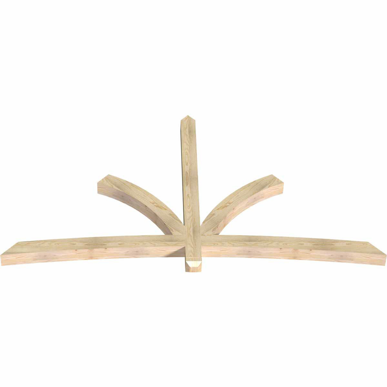 13/12 Pitch Davenport Rough Sawn Timber Gable Bracket GBW096X52X0404DAV00RDF