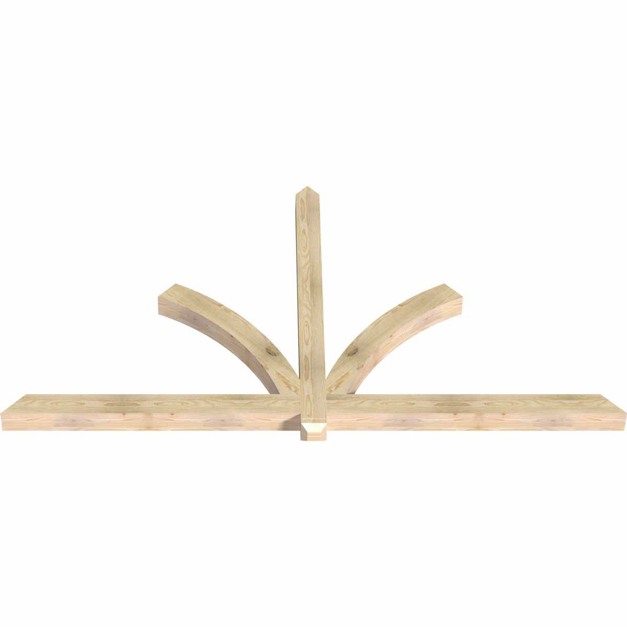 13/12 Pitch Redmond Rough Sawn Timber Gable Bracket GBW096X52X0404RED00RDF