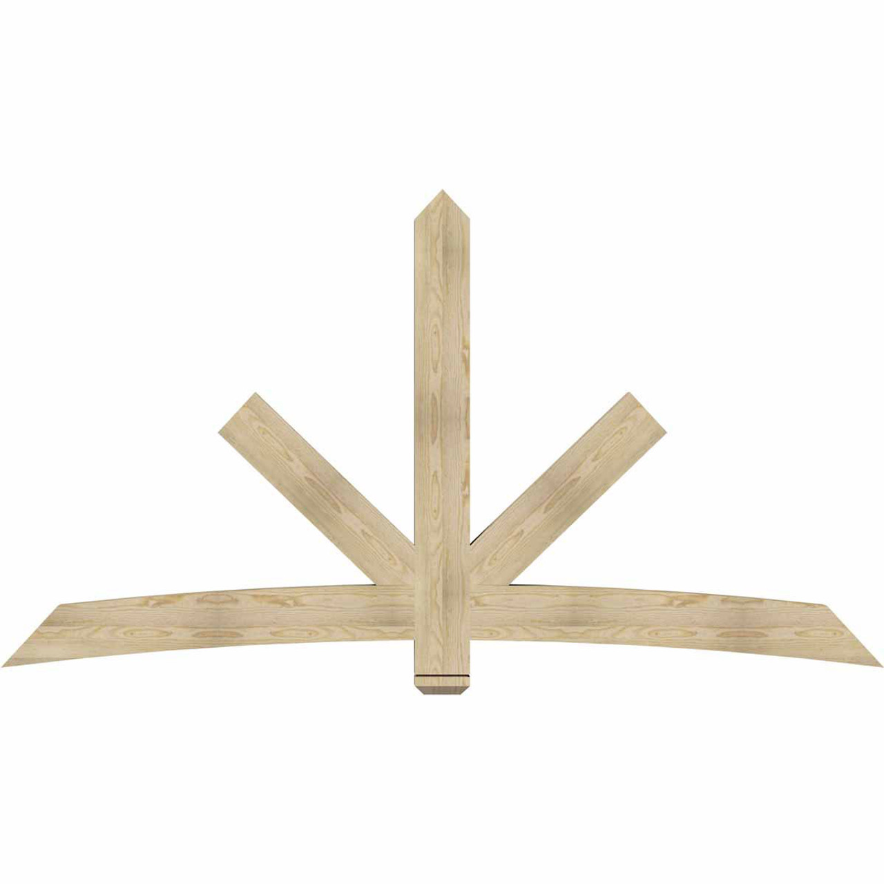 13/12 Pitch Alberta Rough Sawn Timber Gable Bracket GBW096X52X0406ALB00RDF