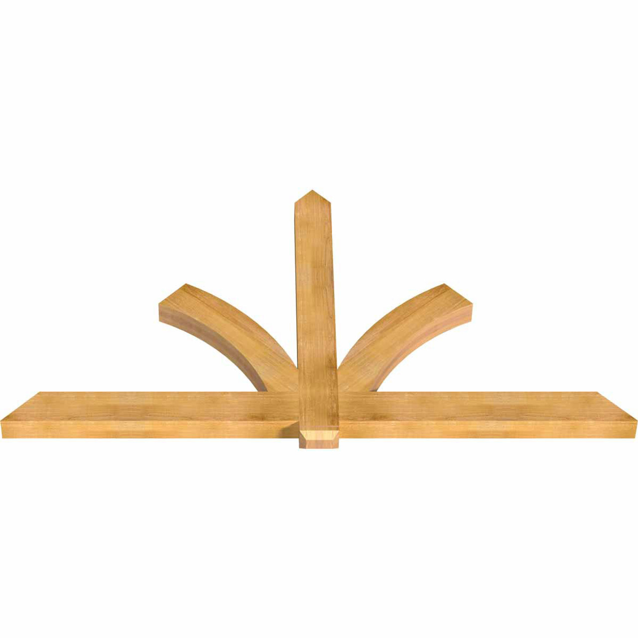 13/12 Pitch Redmond Rough Sawn Timber Gable Bracket GBW096X52X0406RED00RWR