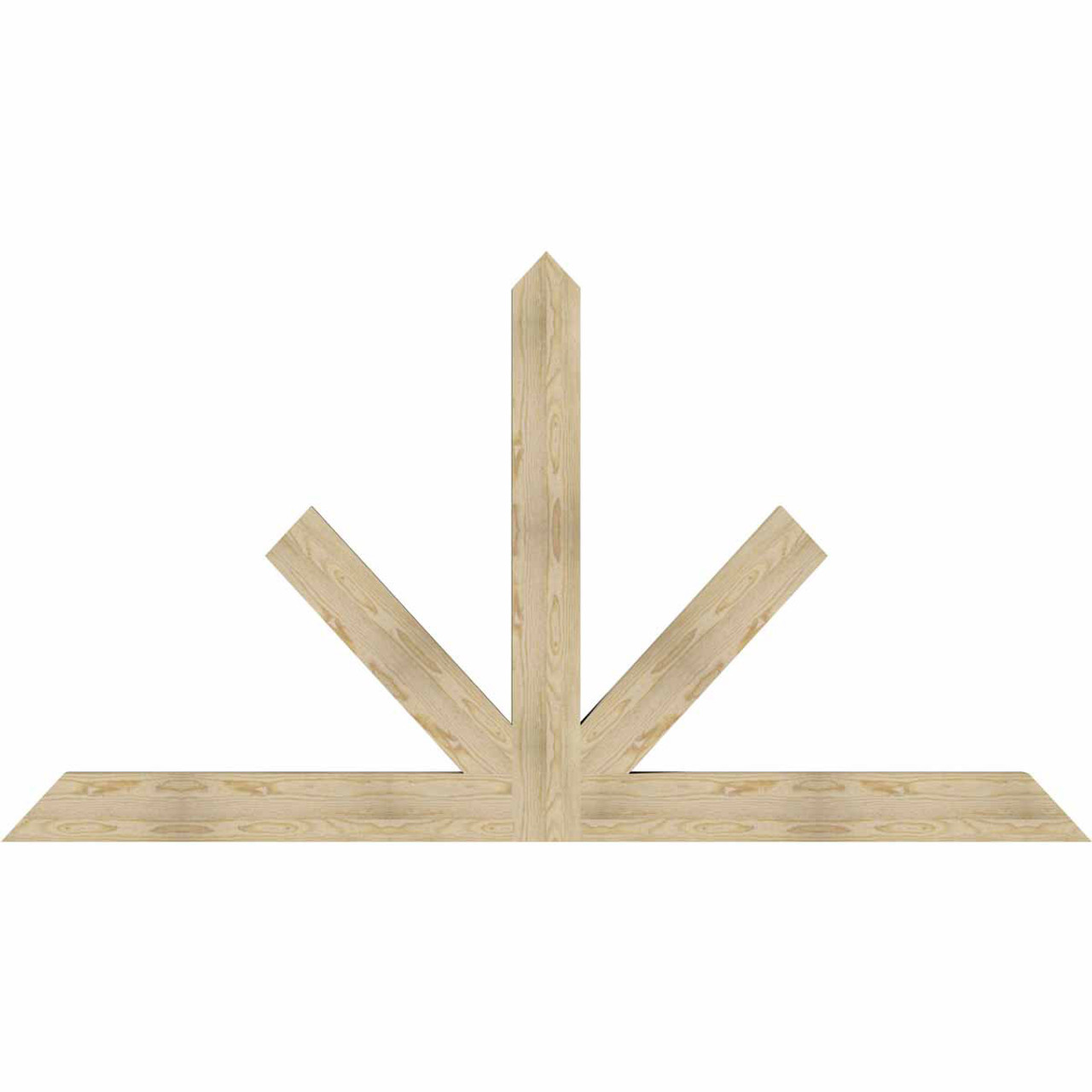 13/12 Pitch Saratoga Rough Sawn Timber Gable Bracket GBW096X52X0406SAR00RDF