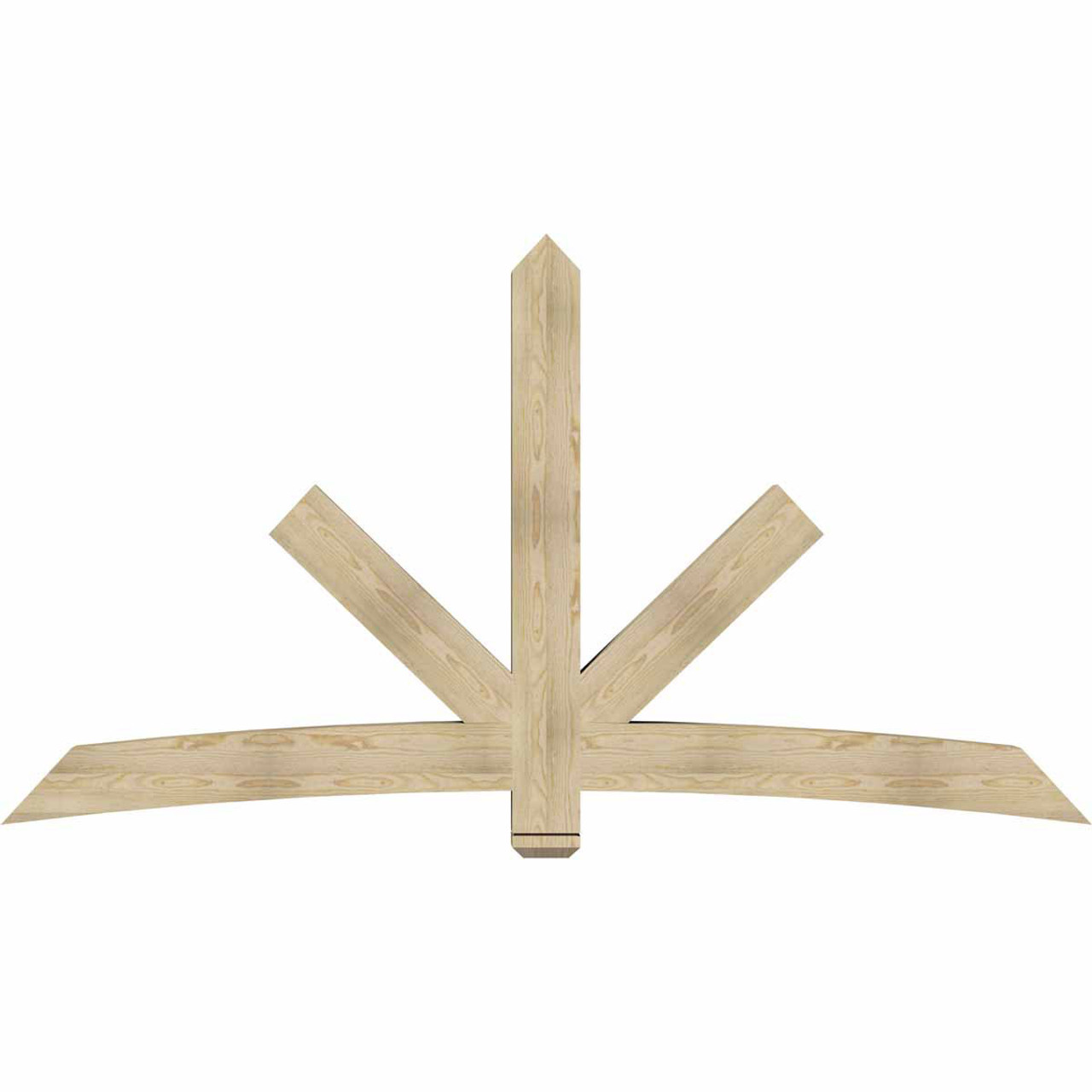 13/12 Pitch Alberta Rough Sawn Timber Gable Bracket GBW096X52X0606ALB00RDF