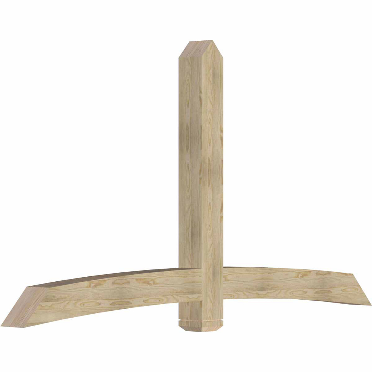 13/12 Pitch Bellingham Rough Sawn Timber Gable Bracket GBW096X52X0606BEL00RDF