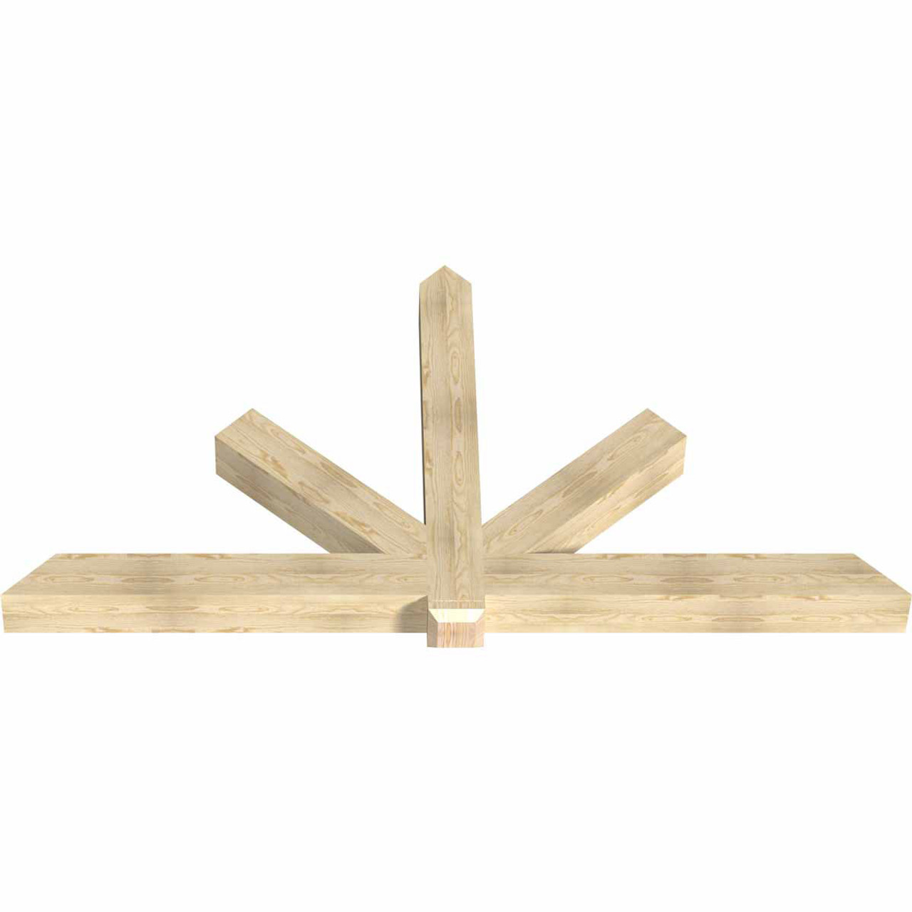 13/12 Pitch Kennewick Rough Sawn Timber Gable Bracket GBW096X52X0606KEN00RDF