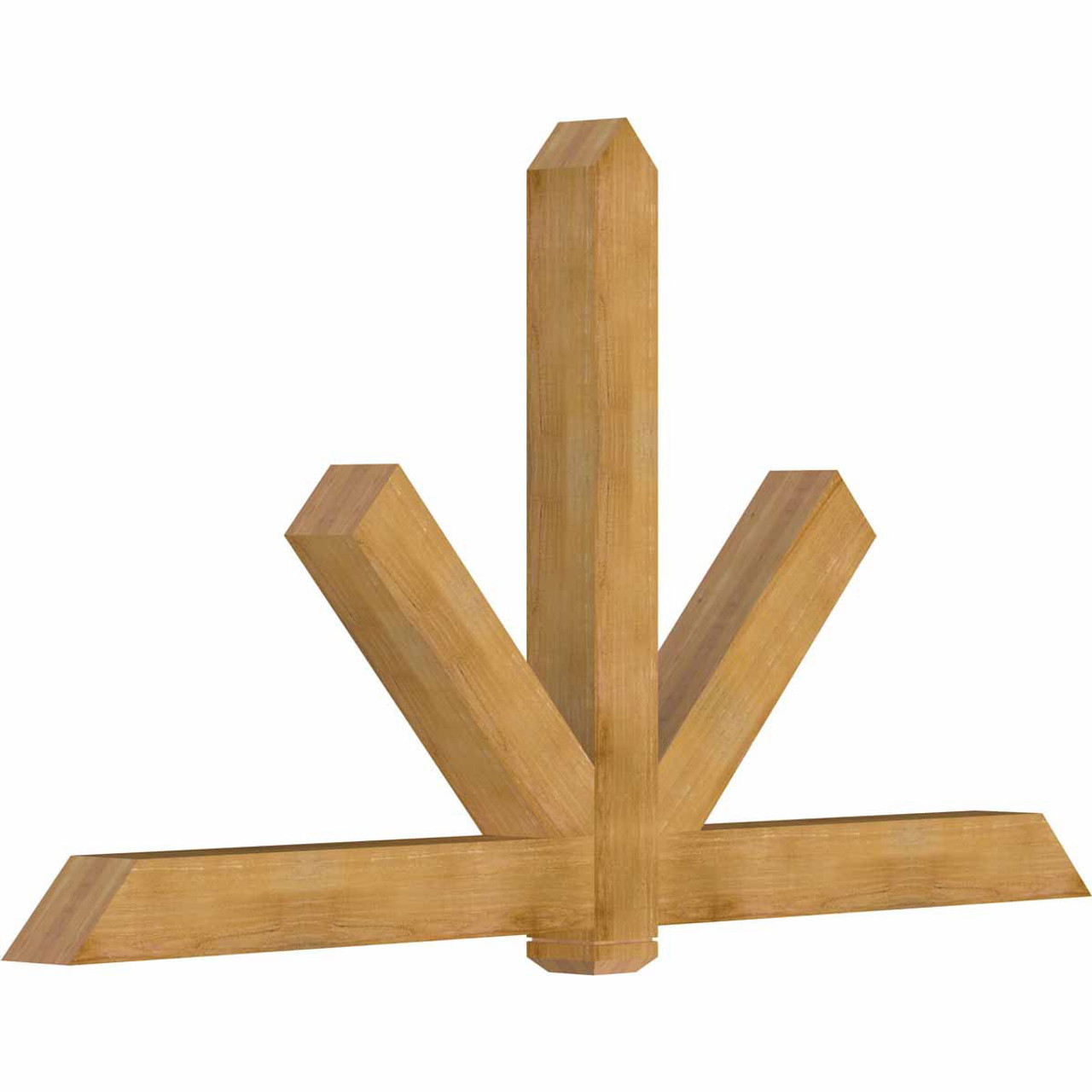 13/12 Pitch Kennewick Rough Sawn Timber Gable Bracket GBW096X52X0606KEN00RWR