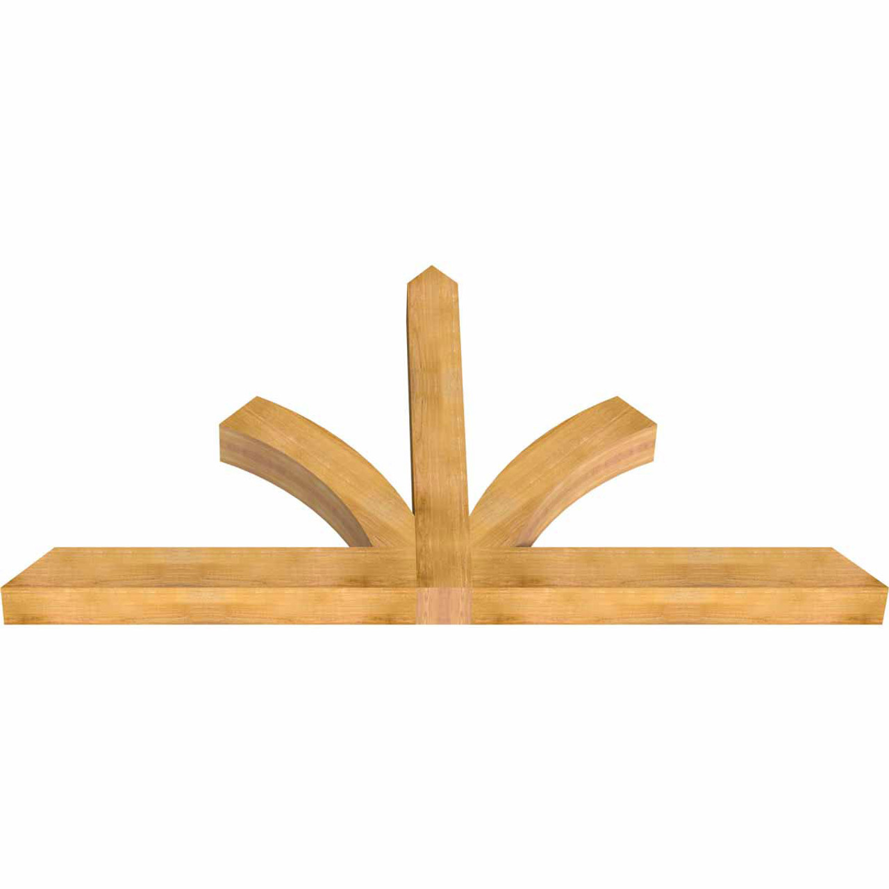 13/12 Pitch Richland Rough Sawn Timber Gable Bracket GBW096X52X0606RIC00RWR