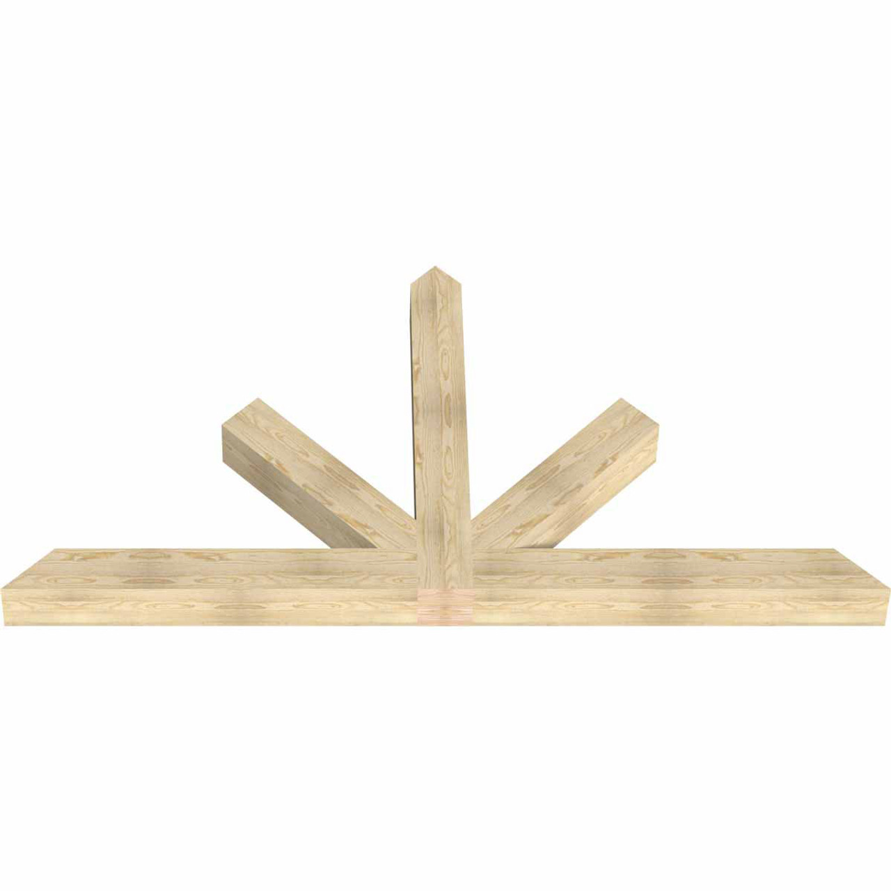 13/12 Pitch Saratoga Rough Sawn Timber Gable Bracket GBW096X52X0606SAR00RDF