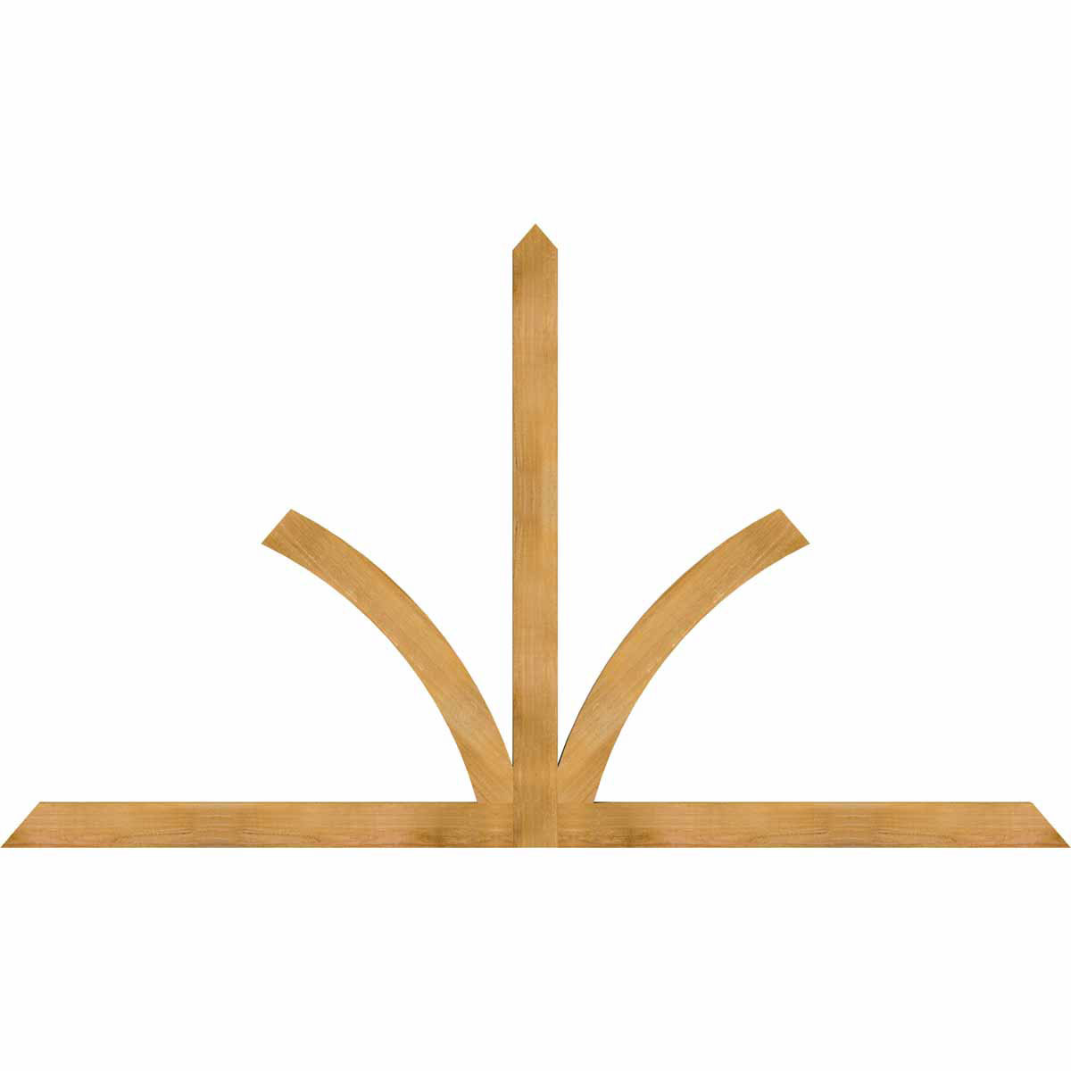 14/12 Pitch Richland Rough Sawn Timber Gable Bracket GBW096X56X0204RIC00RWR