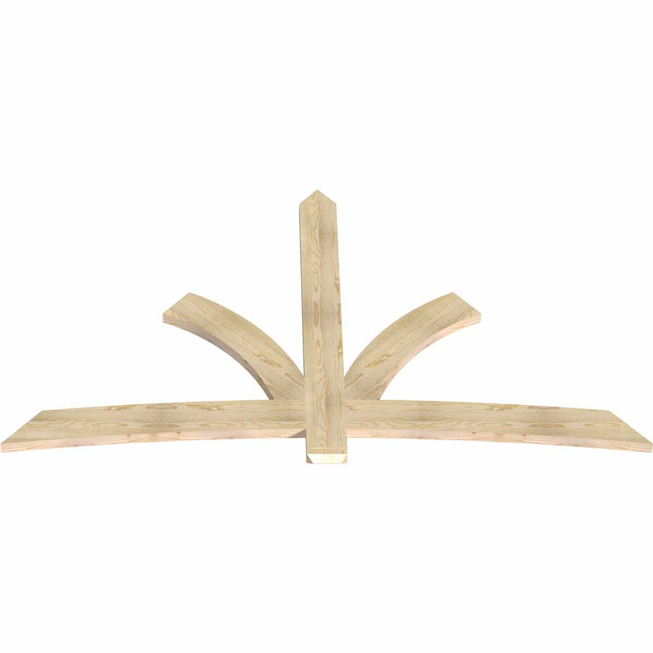 14/12 Pitch Davenport Rough Sawn Timber Gable Bracket GBW096X56X0206DAV00RDF