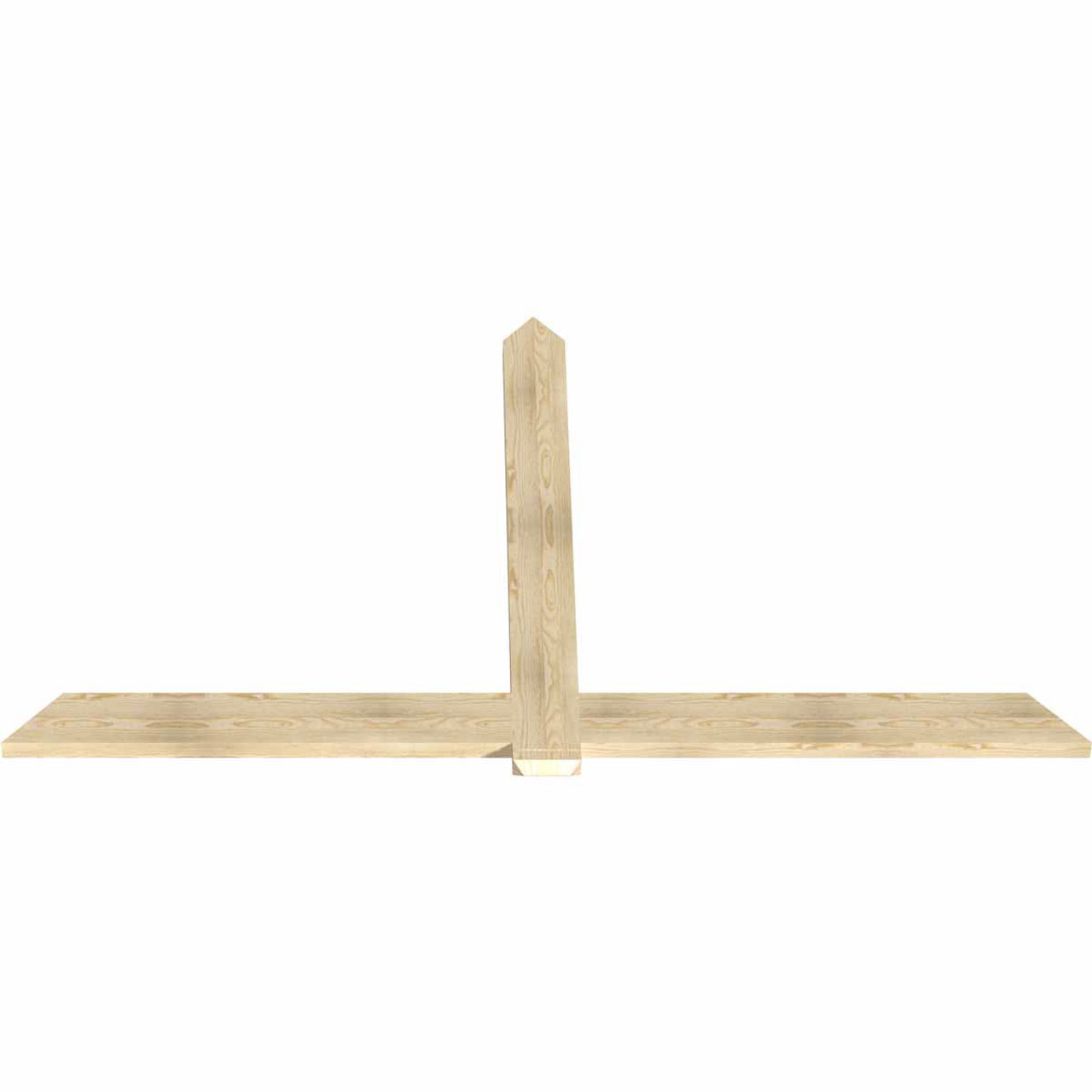 14/12 Pitch Eugene Rough Sawn Timber Gable Bracket GBW096X56X0206EUG00RDF