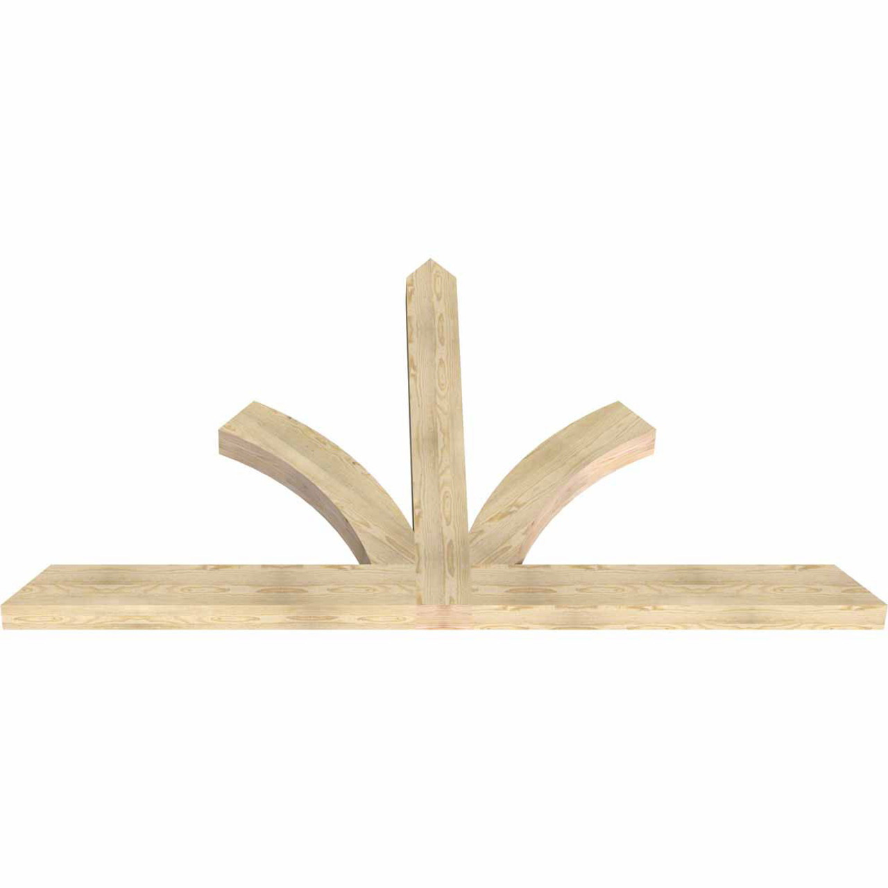 14/12 Pitch Richland Rough Sawn Timber Gable Bracket GBW096X56X0406RIC00RDF