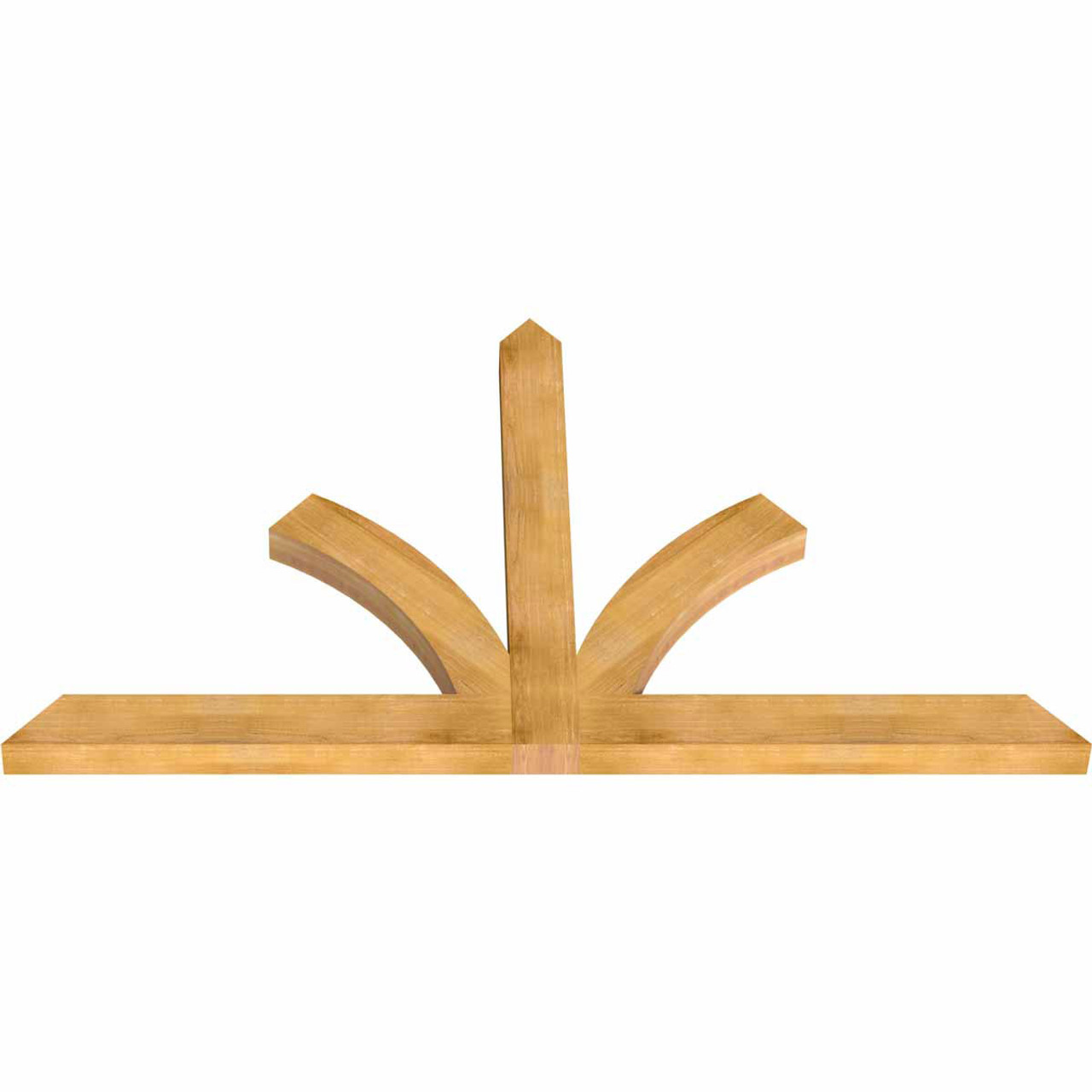 14/12 Pitch Richland Rough Sawn Timber Gable Bracket GBW096X56X0406RIC00RWR