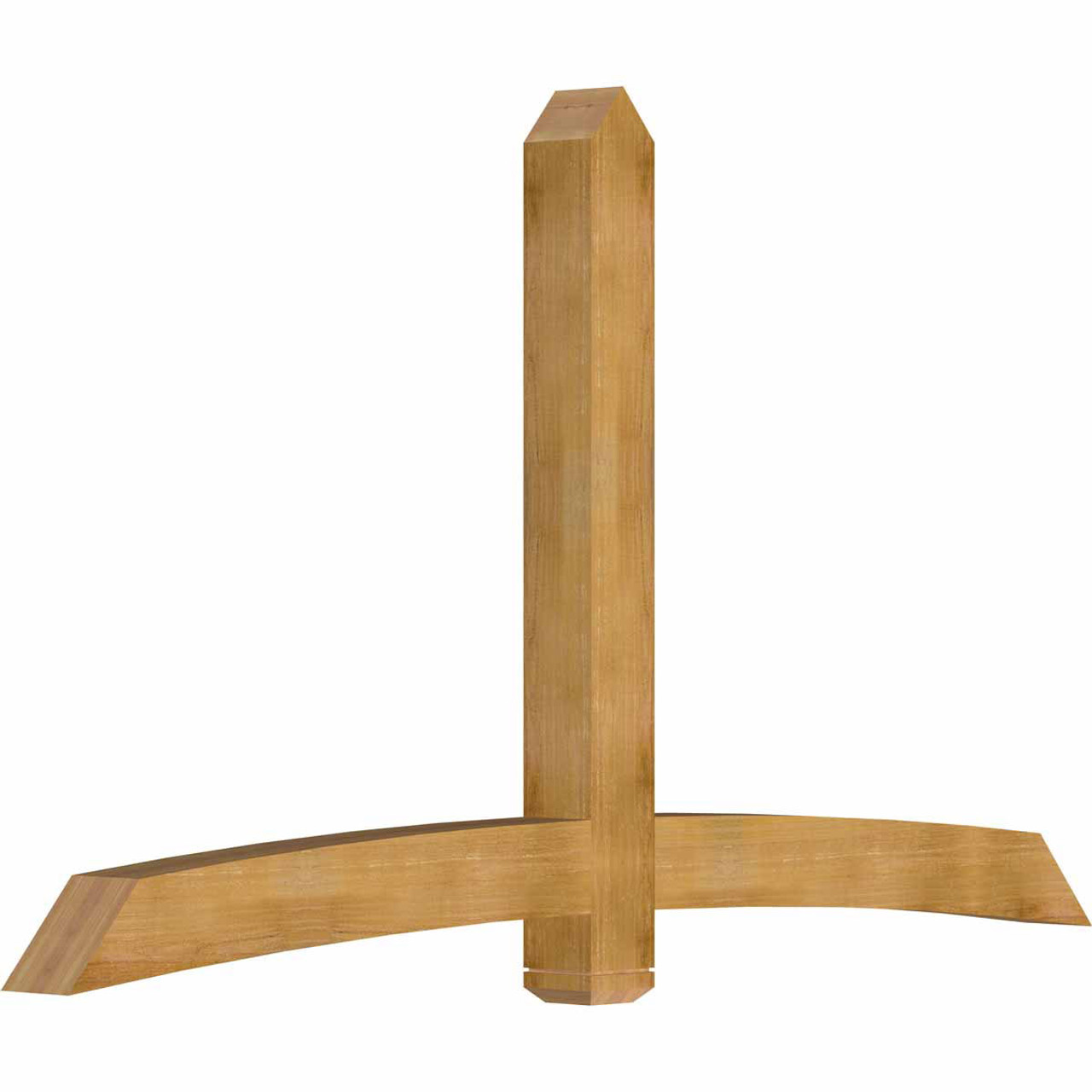 14/12 Pitch Bellingham Rough Sawn Timber Gable Bracket GBW096X56X0606BEL00RWR