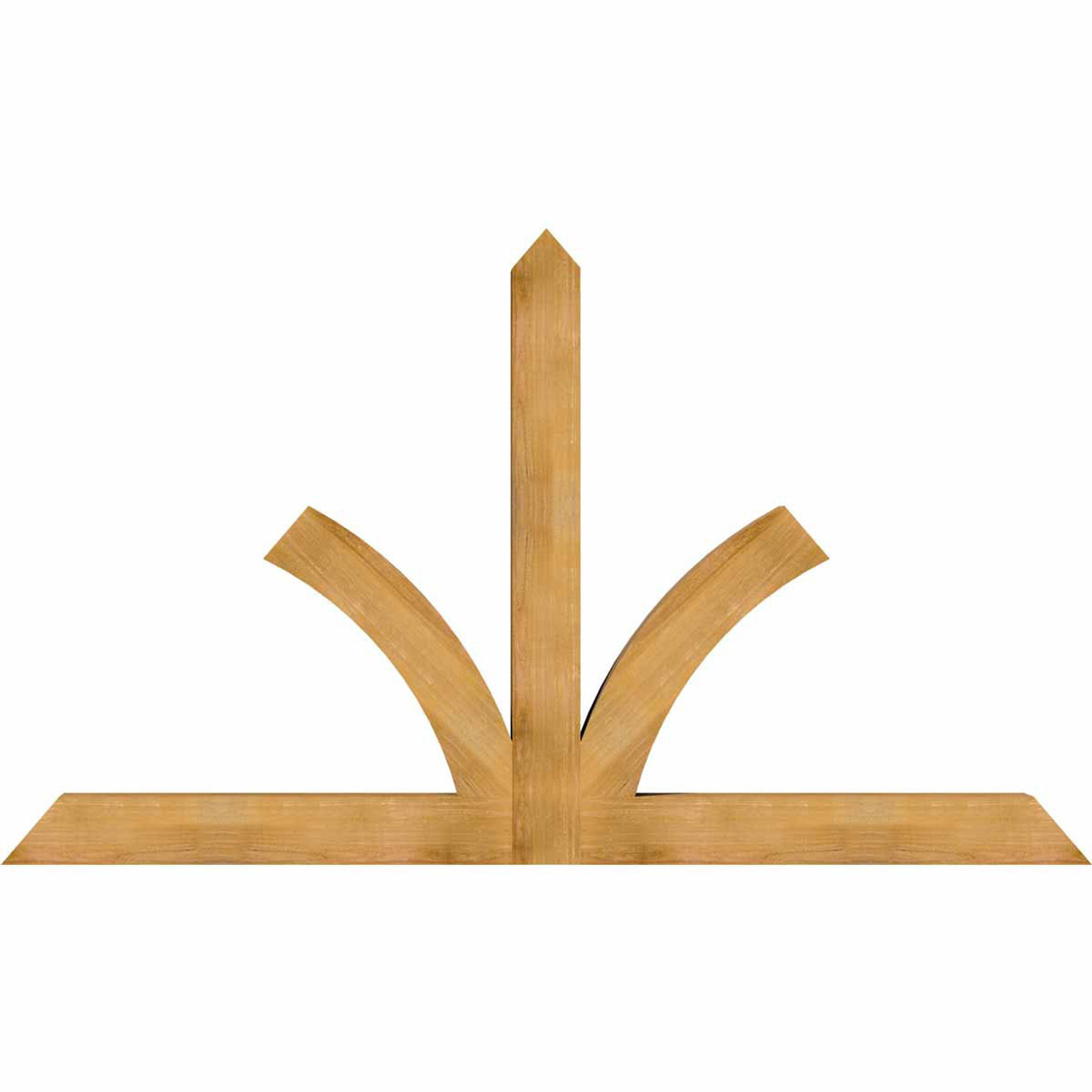 14/12 Pitch Richland Rough Sawn Timber Gable Bracket GBW096X56X0606RIC00RWR