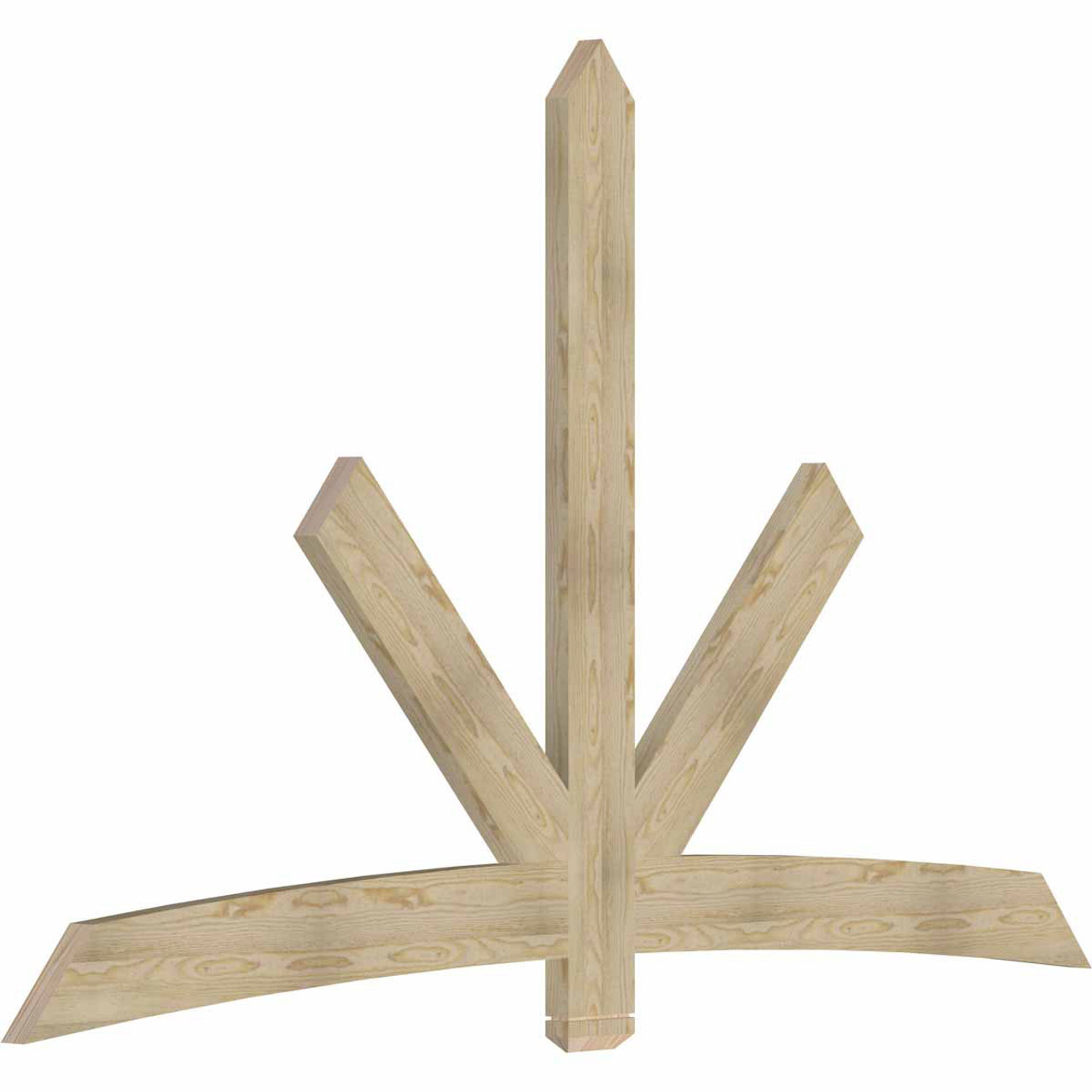 15/12 Pitch Alberta Rough Sawn Timber Gable Bracket GBW096X60X0206ALB00RDF