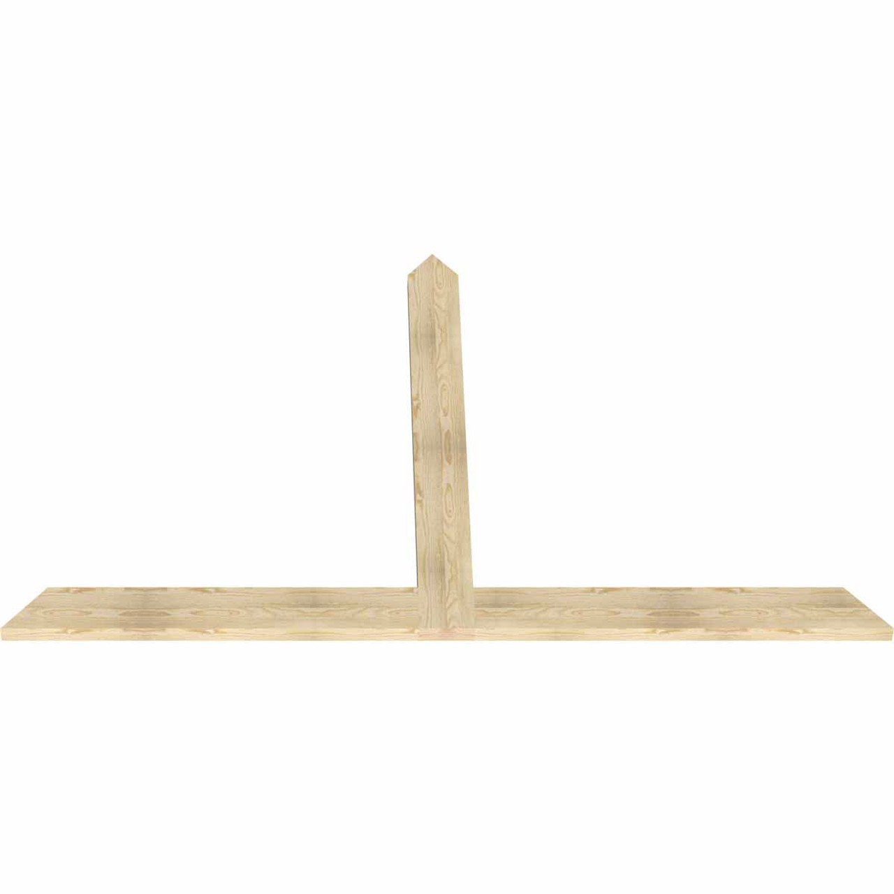 15/12 Pitch Portland Rough Sawn Timber Gable Bracket GBW096X60X0206POR00RDF