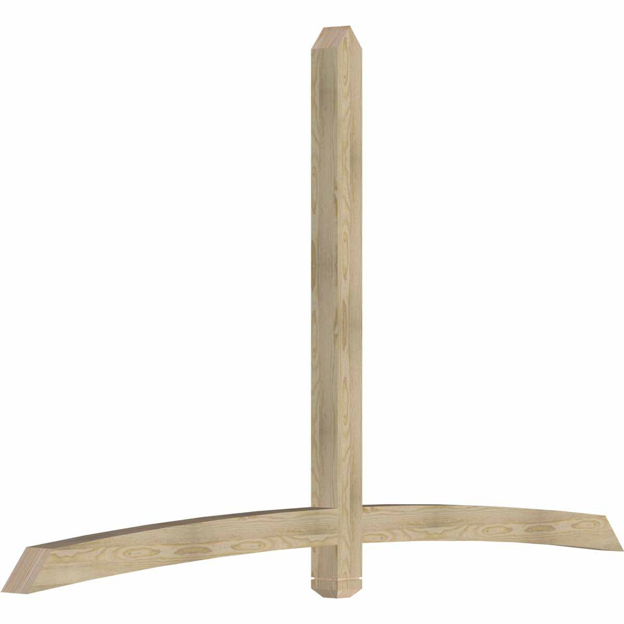 15/12 Pitch Bellingham Rough Sawn Timber Gable Bracket GBW096X60X0404BEL00RDF