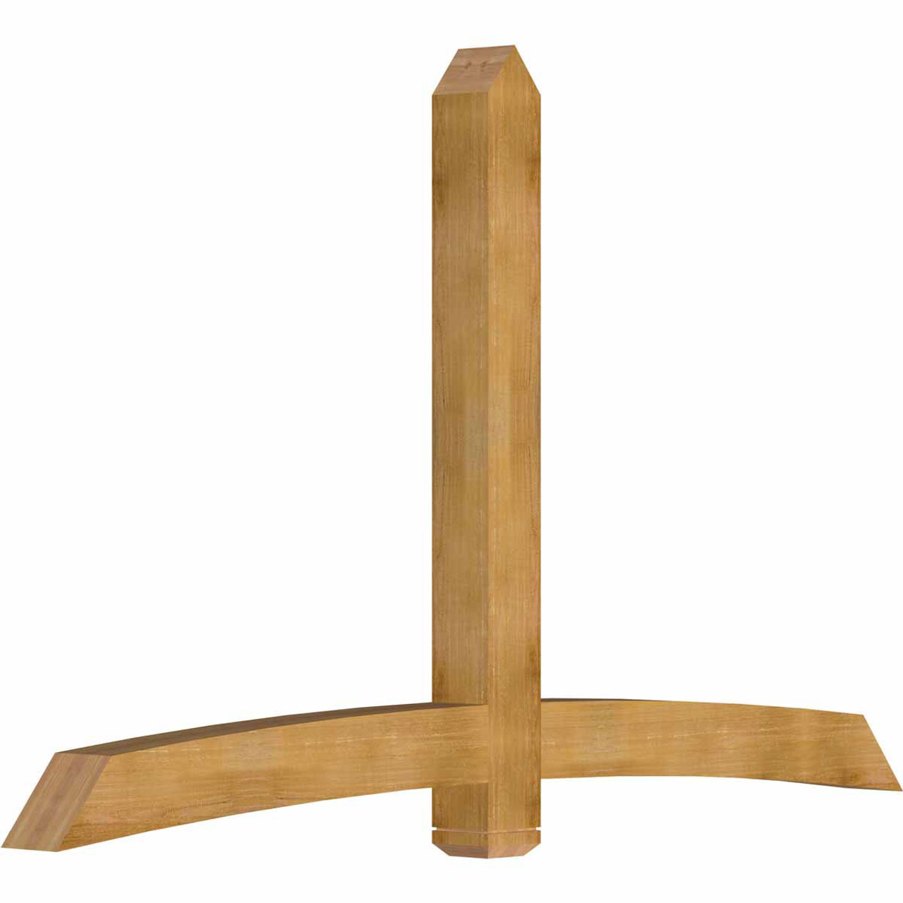 15/12 Pitch Bellingham Rough Sawn Timber Gable Bracket GBW096X60X0606BEL00RWR