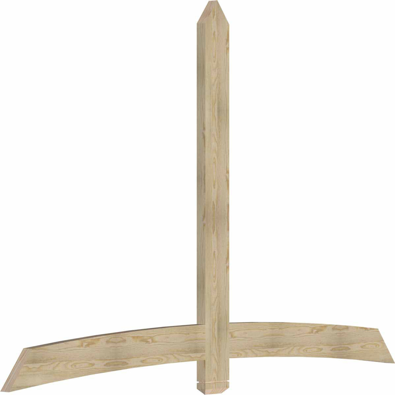 16/12 Pitch Bellingham Rough Sawn Timber Gable Bracket GBW096X64X0206BEL00RDF