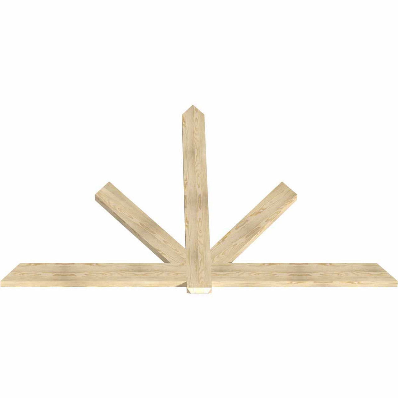 16/12 Pitch Kennewick Rough Sawn Timber Gable Bracket GBW096X64X0206KEN00RDF