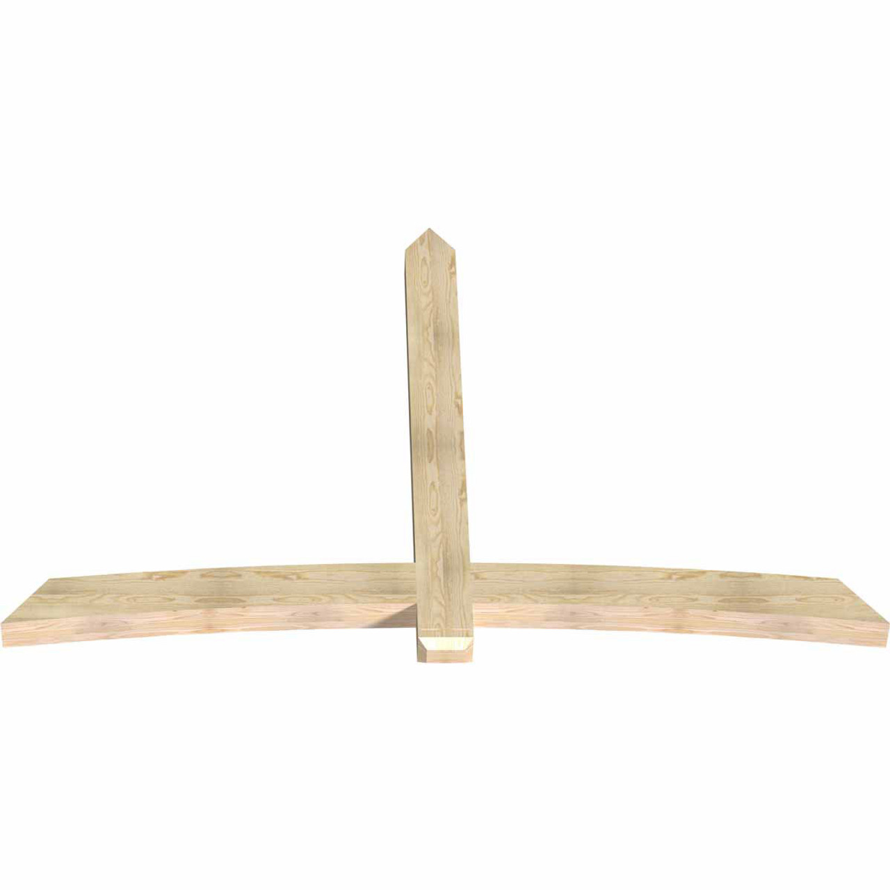 16/12 Pitch Bellingham Rough Sawn Timber Gable Bracket GBW096X64X0406BEL00RDF