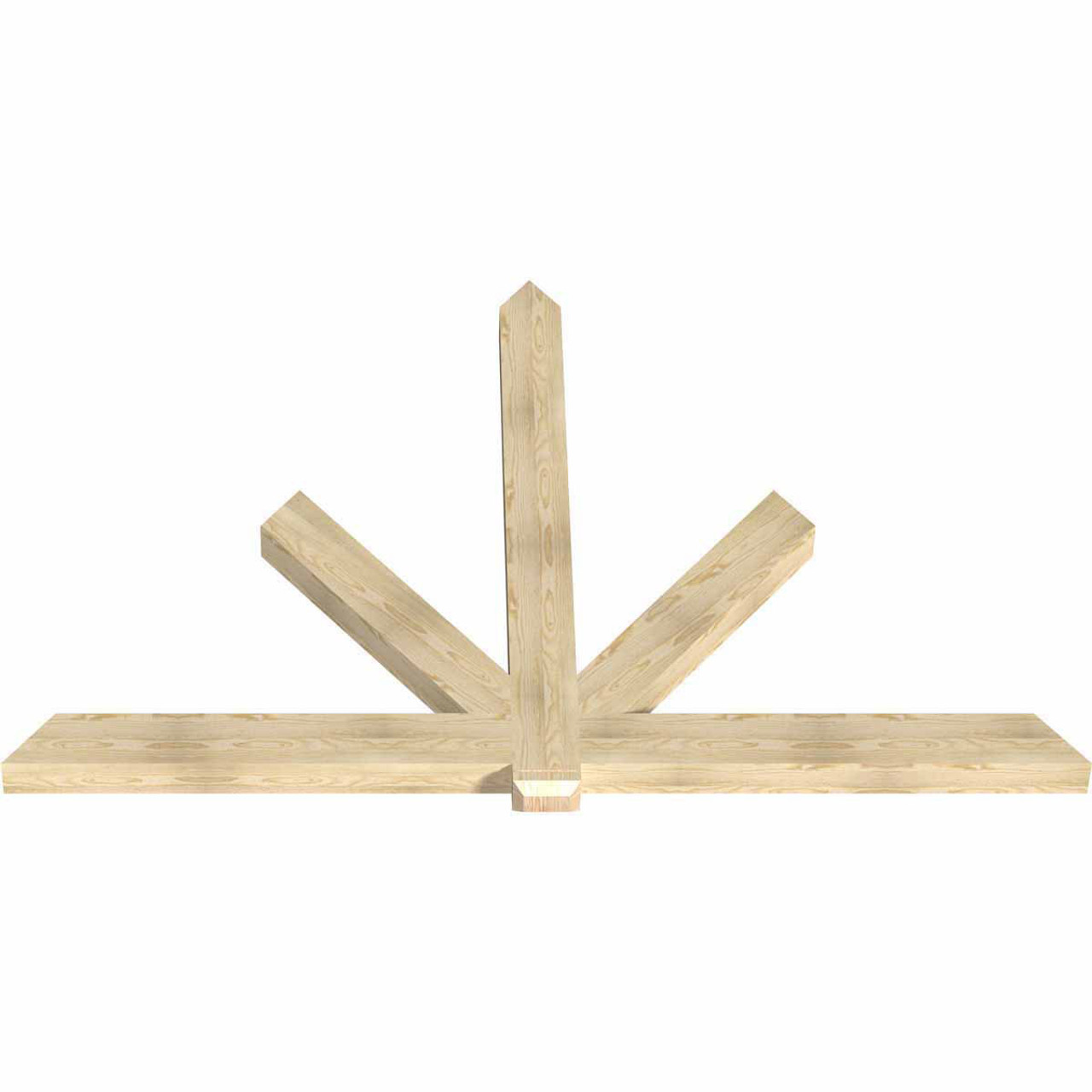 16/12 Pitch Kennewick Rough Sawn Timber Gable Bracket GBW096X64X0406KEN00RDF