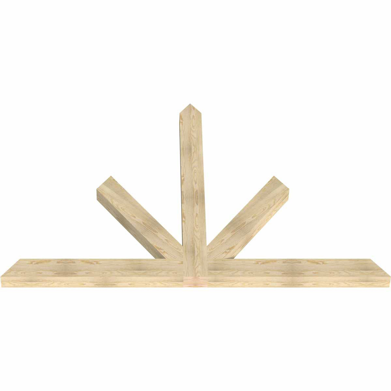 16/12 Pitch Saratoga Rough Sawn Timber Gable Bracket GBW096X64X0406SAR00RDF