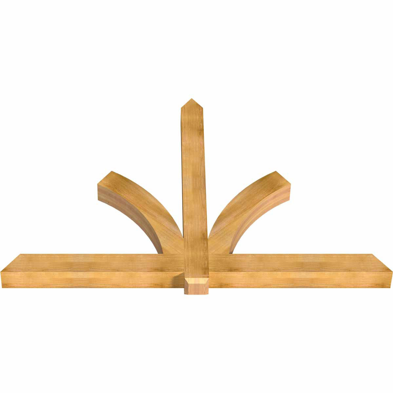 16/12 Pitch Redmond Rough Sawn Timber Gable Bracket GBW096X64X0606RED00RWR