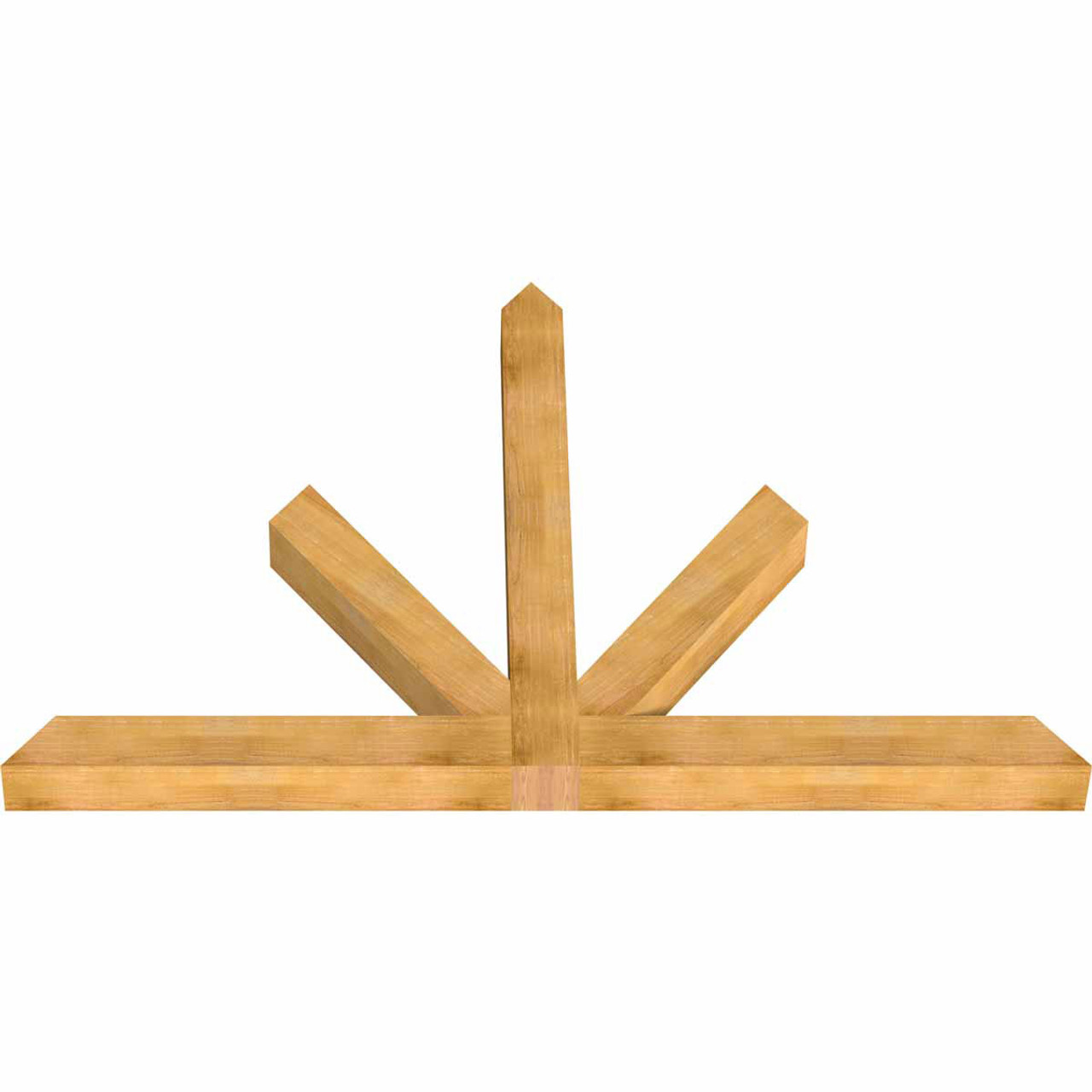 16/12 Pitch Saratoga Rough Sawn Timber Gable Bracket GBW096X64X0606SAR00RWR