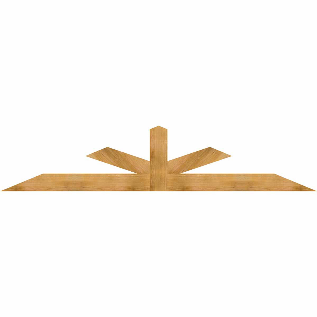 5/12 Pitch Saratoga Rough Sawn Timber Gable Bracket GBW108X22X0206SAR00RWR