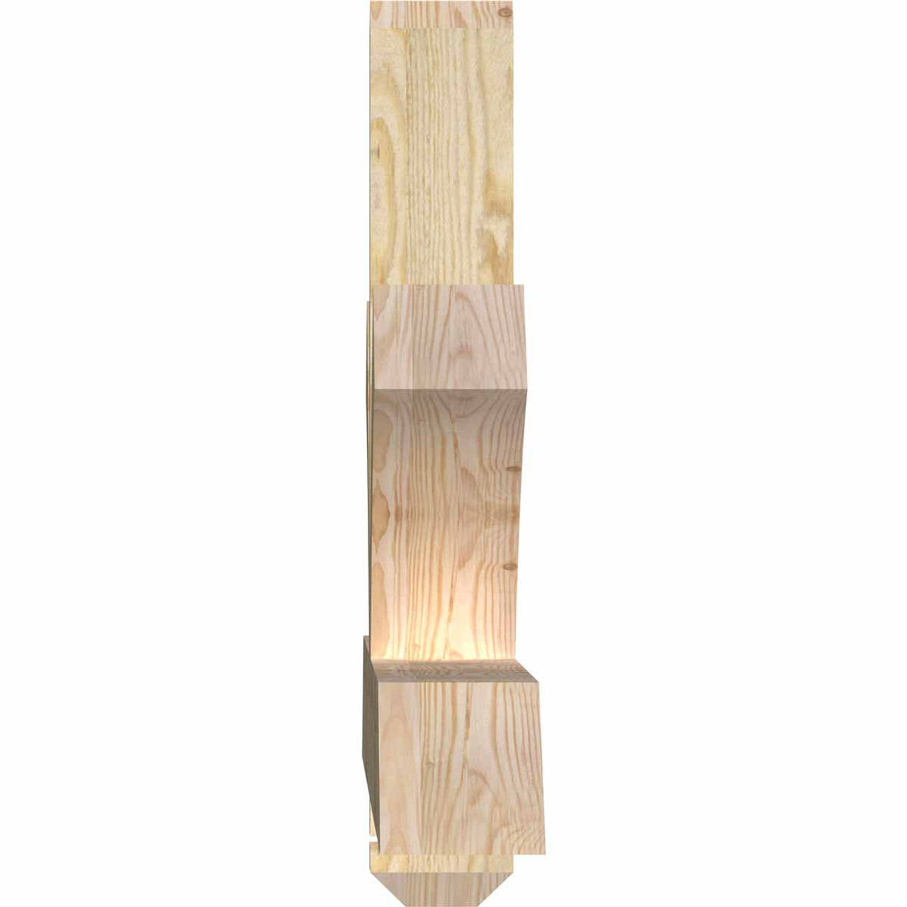 5/12 Pitch Redmond Rough Sawn Timber Gable Bracket GBW108X22X0404RED00RDF