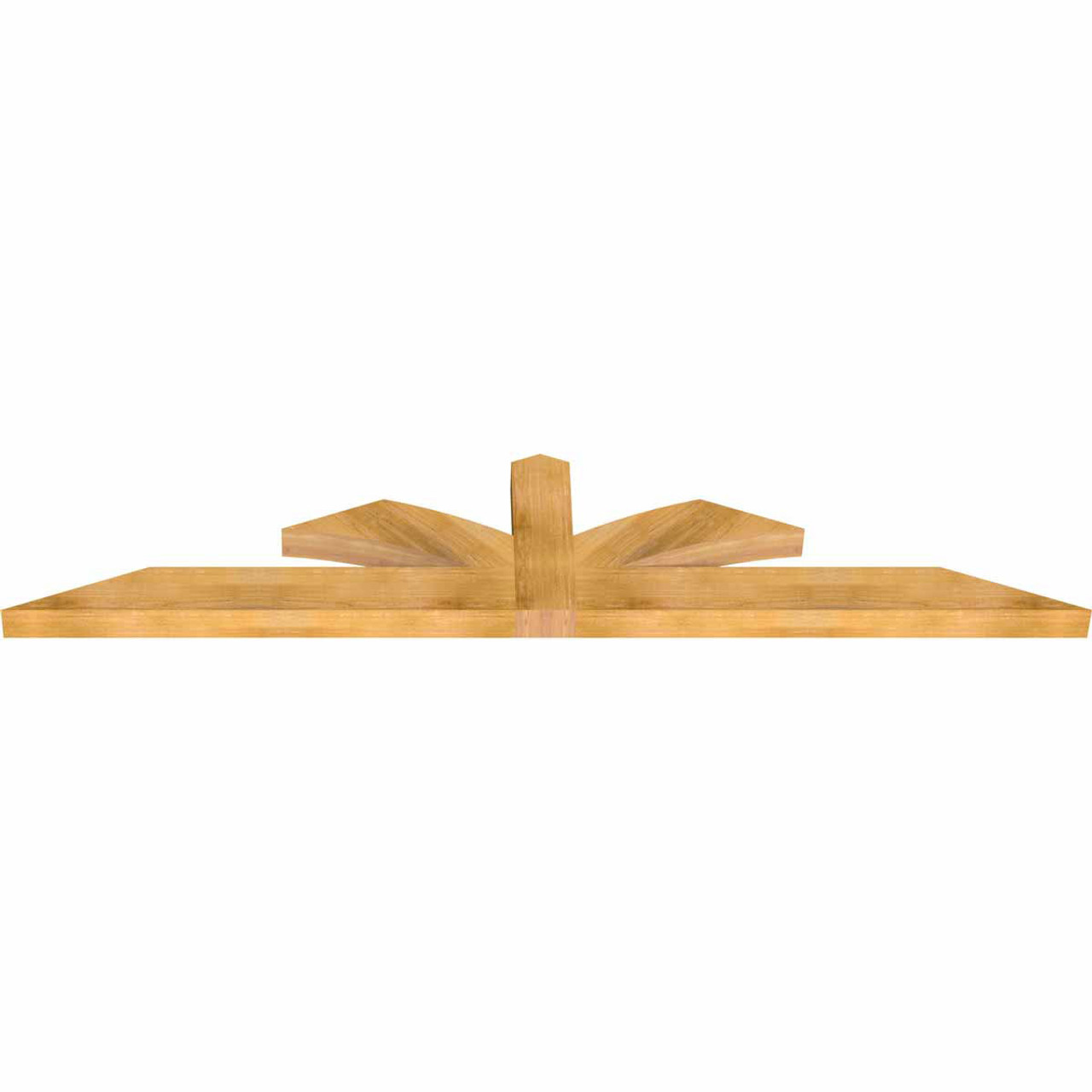 5/12 Pitch Richland Rough Sawn Timber Gable Bracket GBW108X22X0406RIC00RWR