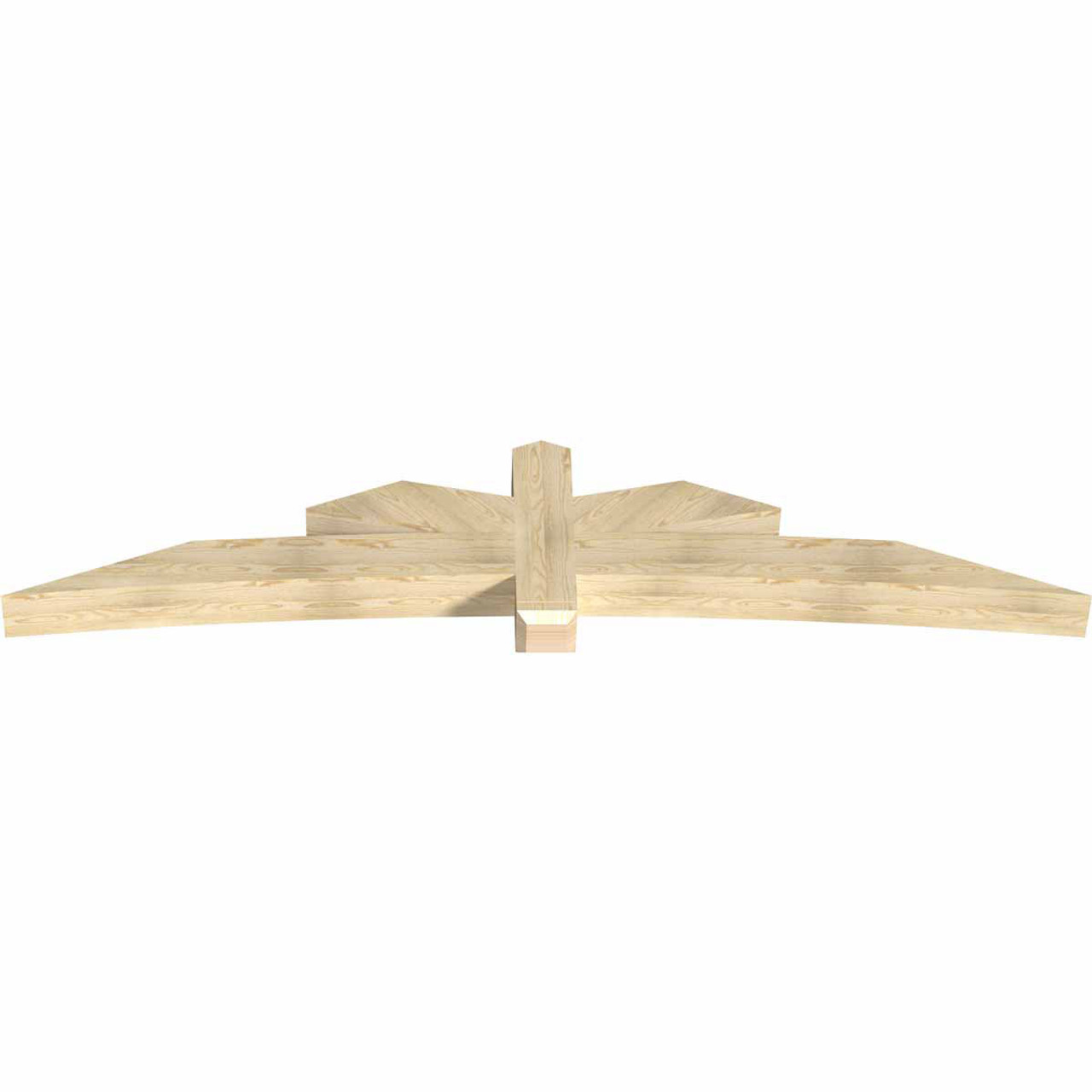 5/12 Pitch Alberta Rough Sawn Timber Gable Bracket GBW108X22X0606ALB00RDF