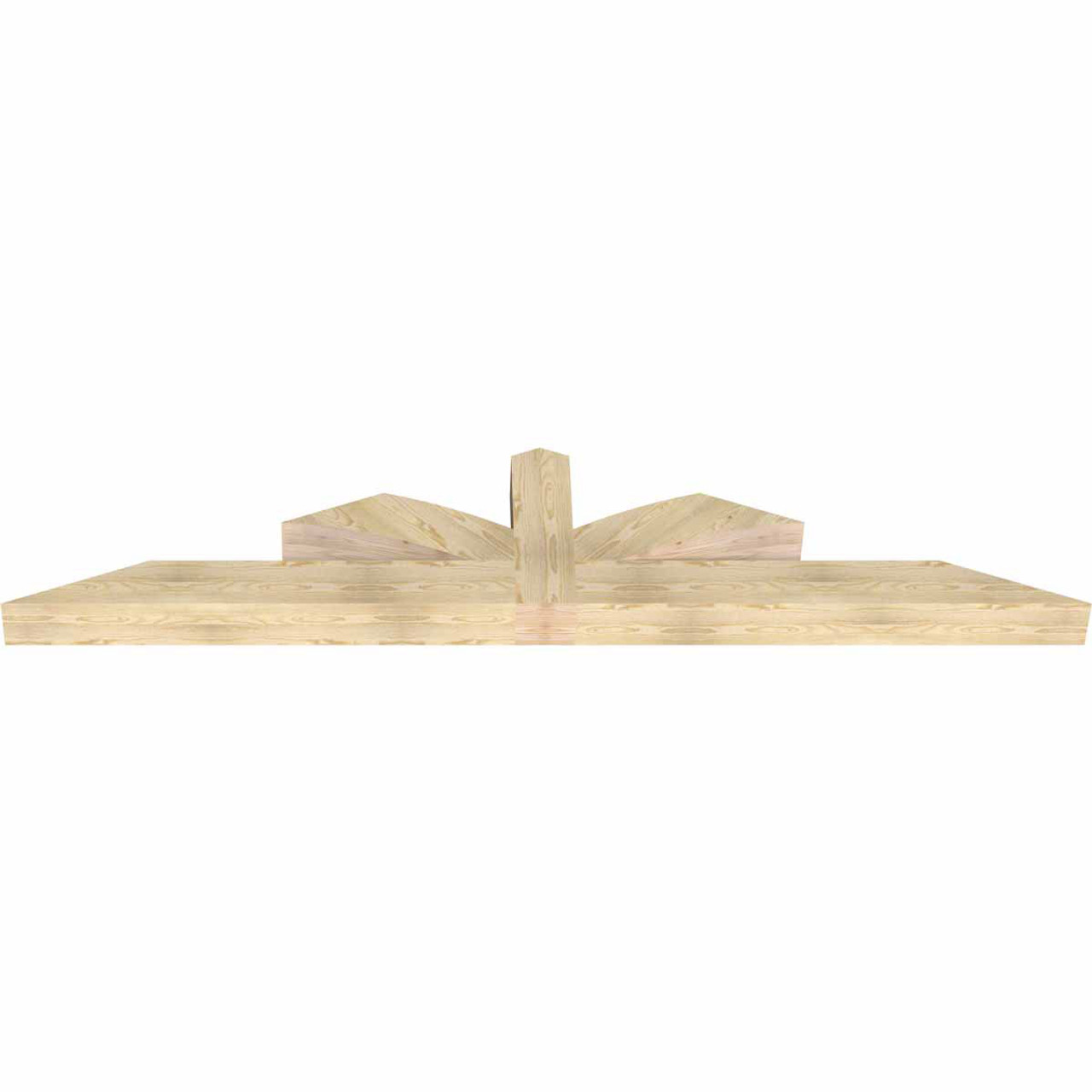 5/12 Pitch Richland Rough Sawn Timber Gable Bracket GBW108X22X0606RIC00RDF